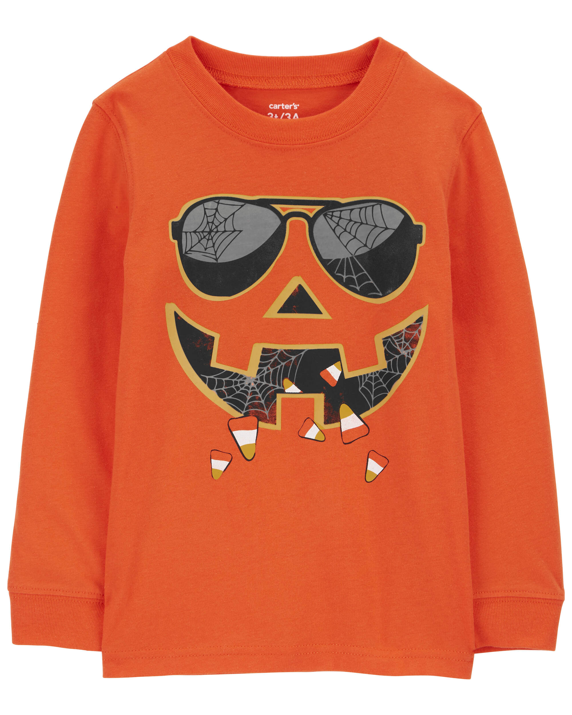 Baby Jack-O-Lantern Halloween Graphic Tee