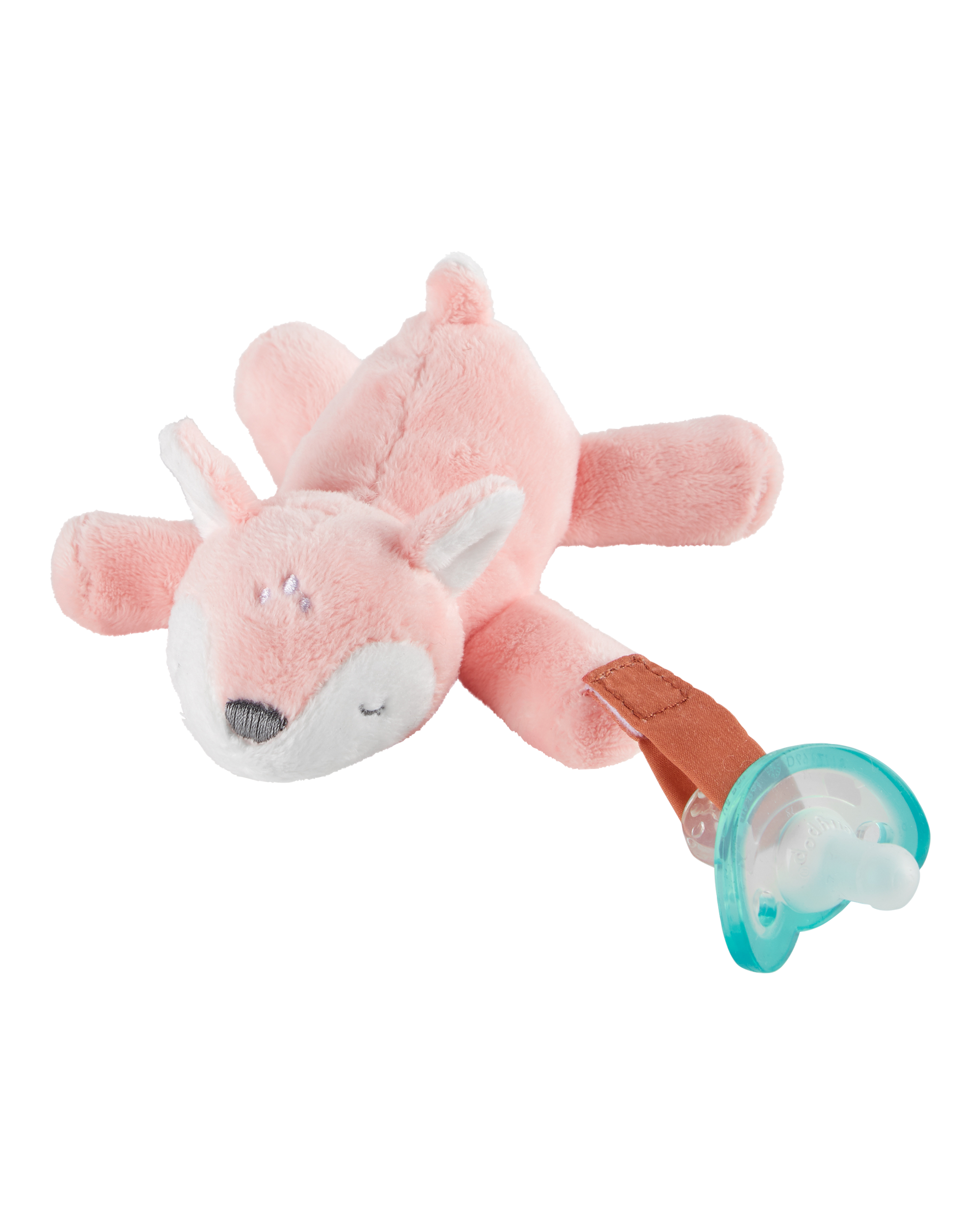 Baby Fawn Plush Pacifier Loop