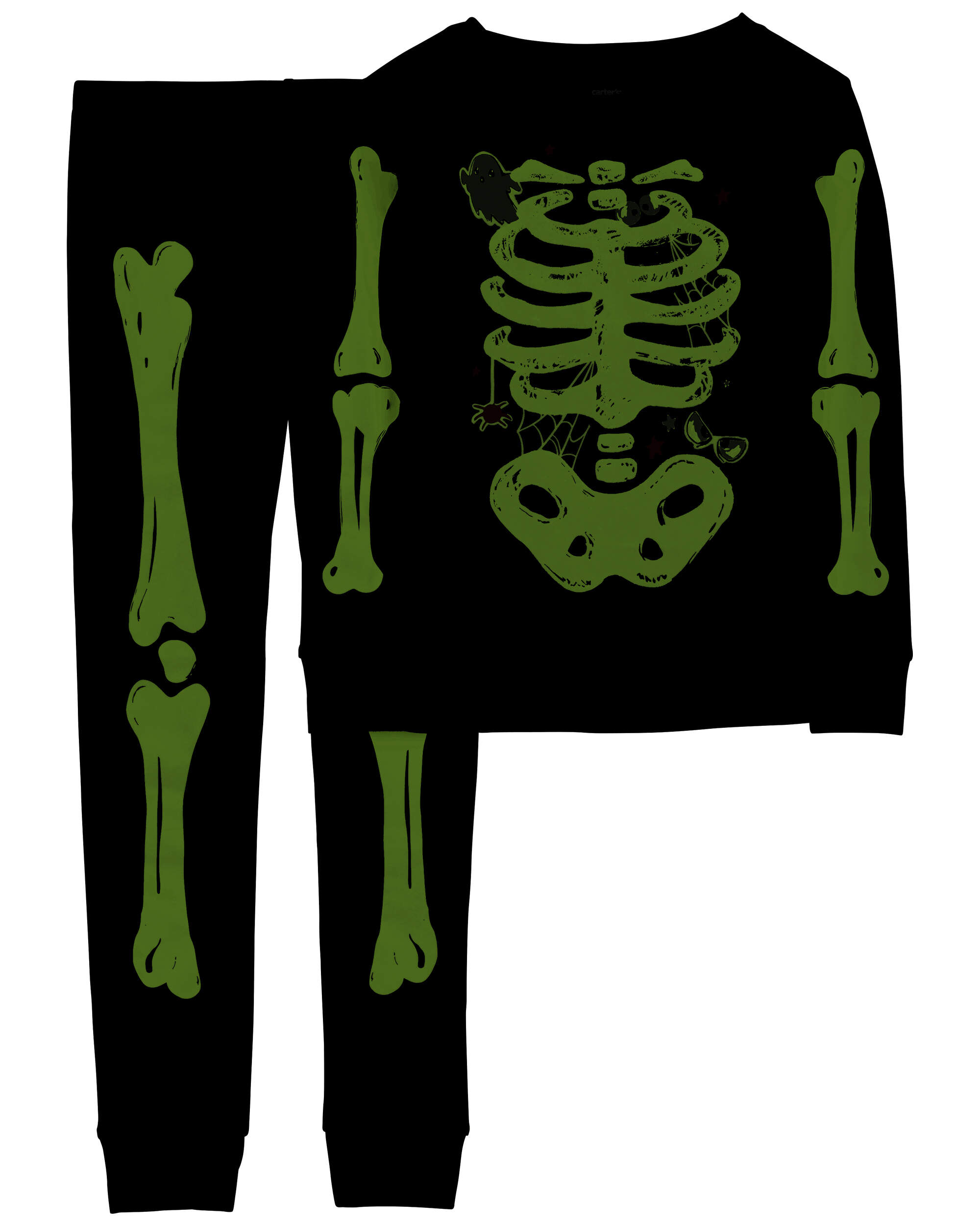 Kid 2-Piece Skeleton 100% Snug Fit Cotton Pyjamas