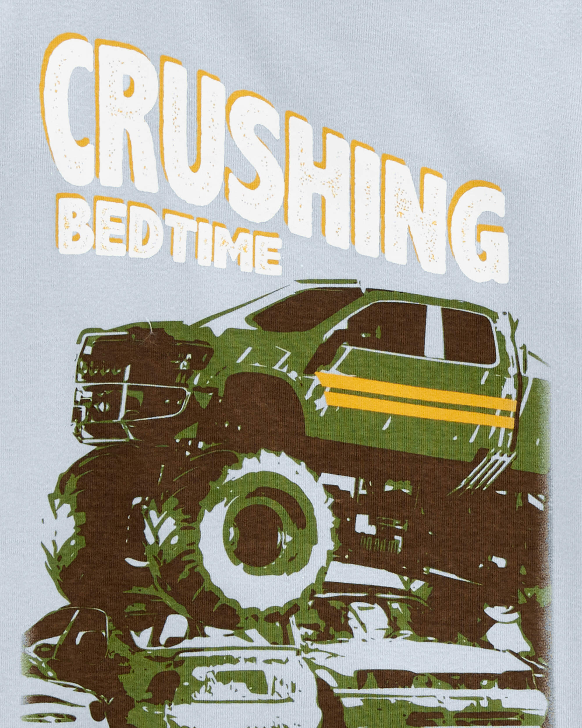 Kid 4-Piece Monster Truck 100% Snug Fit Cotton Pyjamas