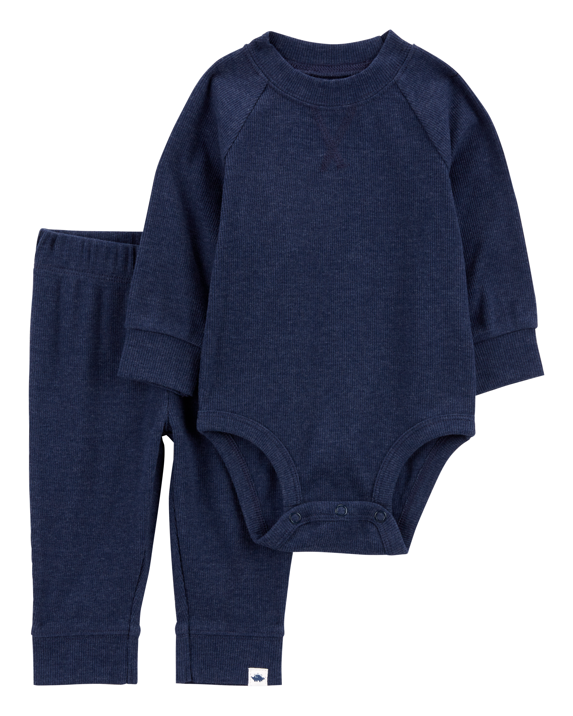 Baby 2-Piece Hooded Bodysuit Pant Set