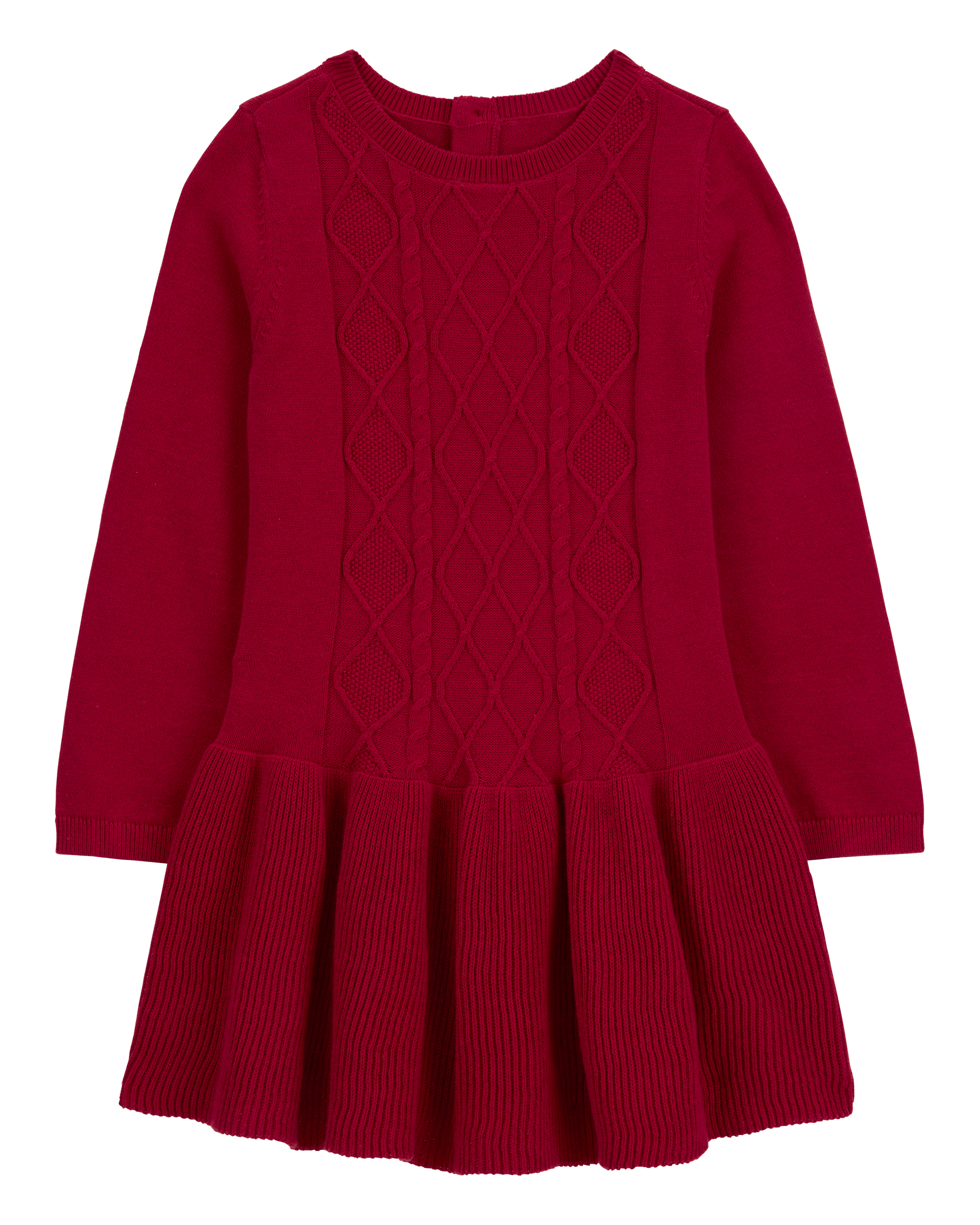 Toddler Cable Knit Sweater Dress