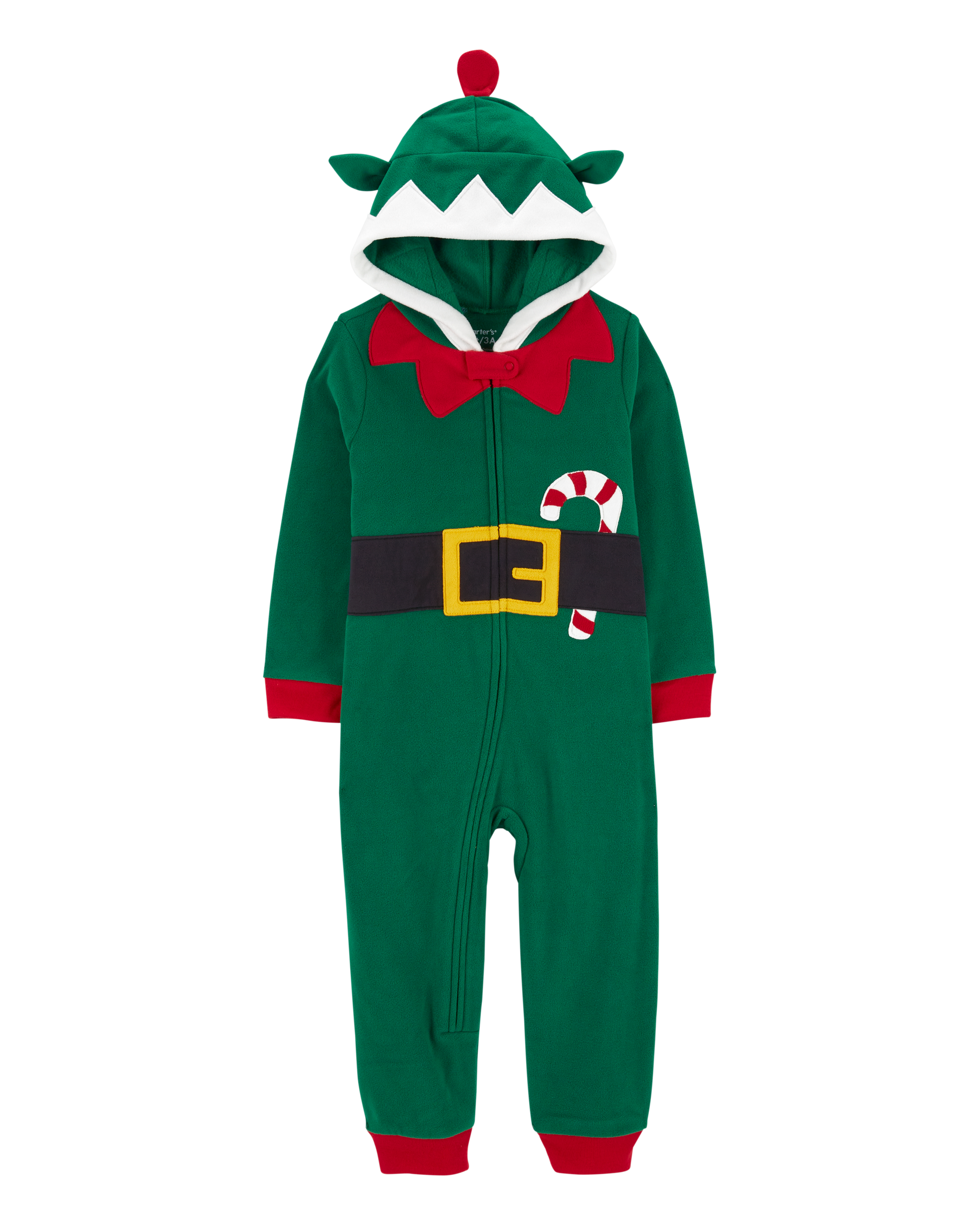 Toddler 1-Piece Elf Fleece Pyjamas