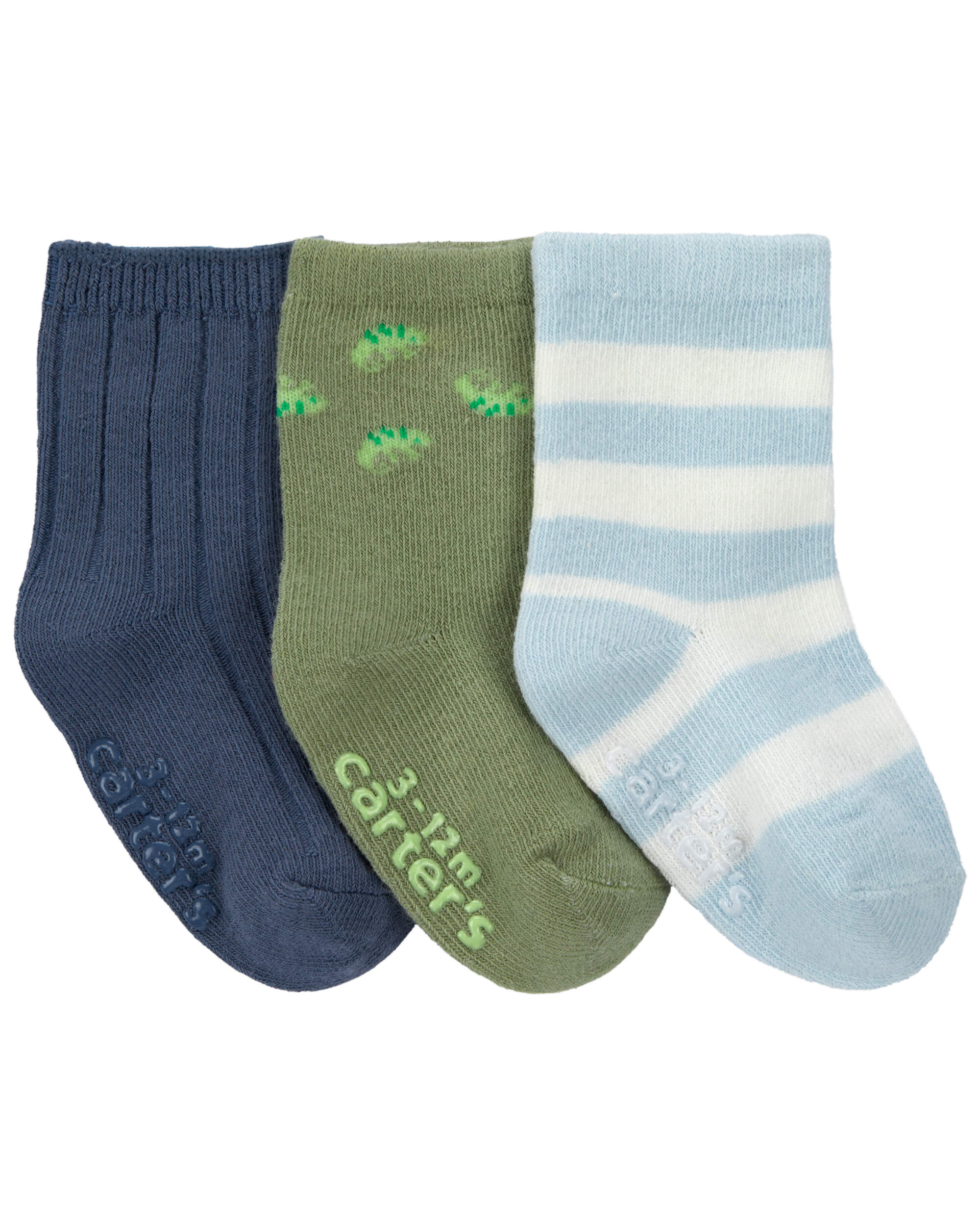 Baby 3-Pack Iguana Socks