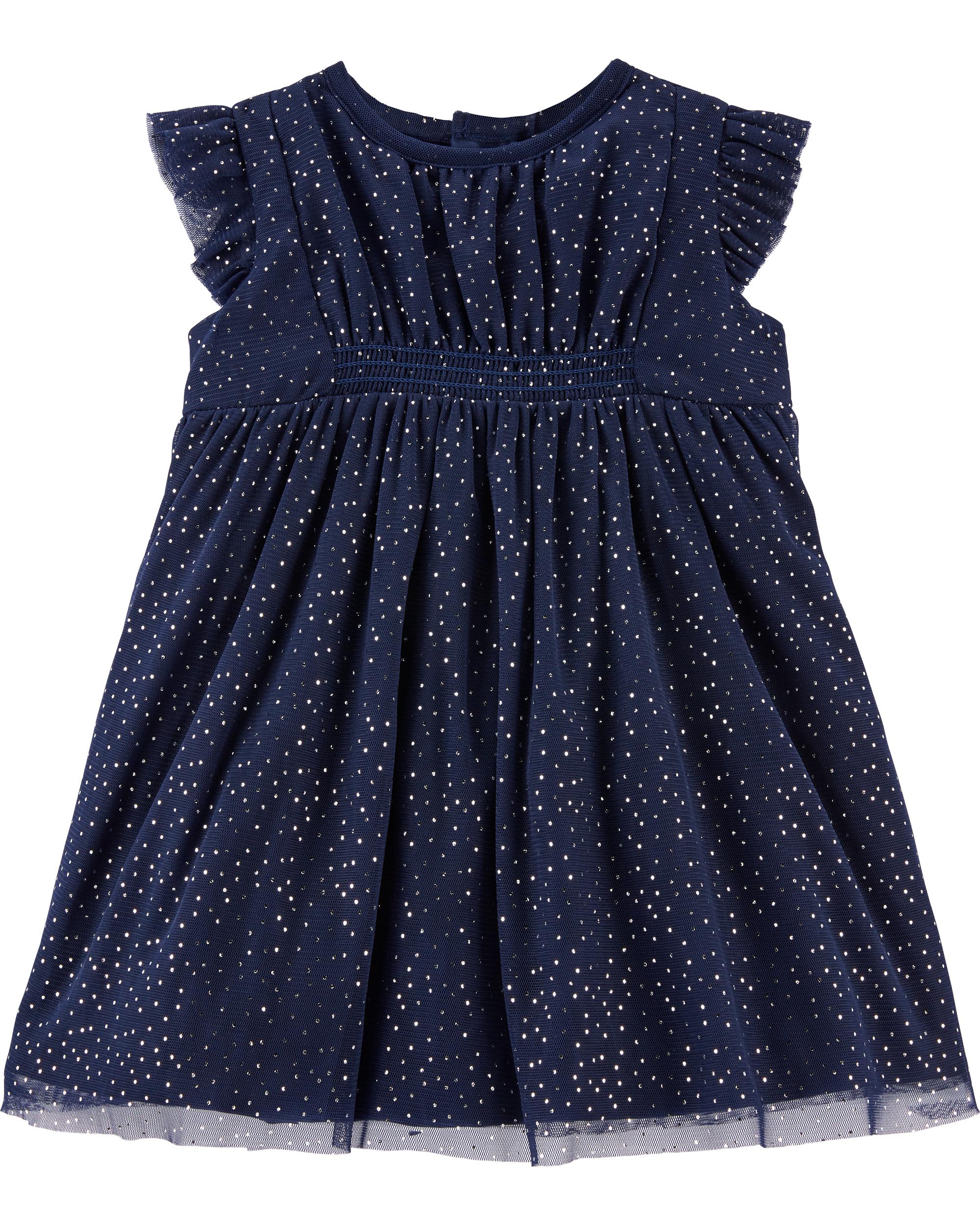 Baby girl hotsell navy occasion dress