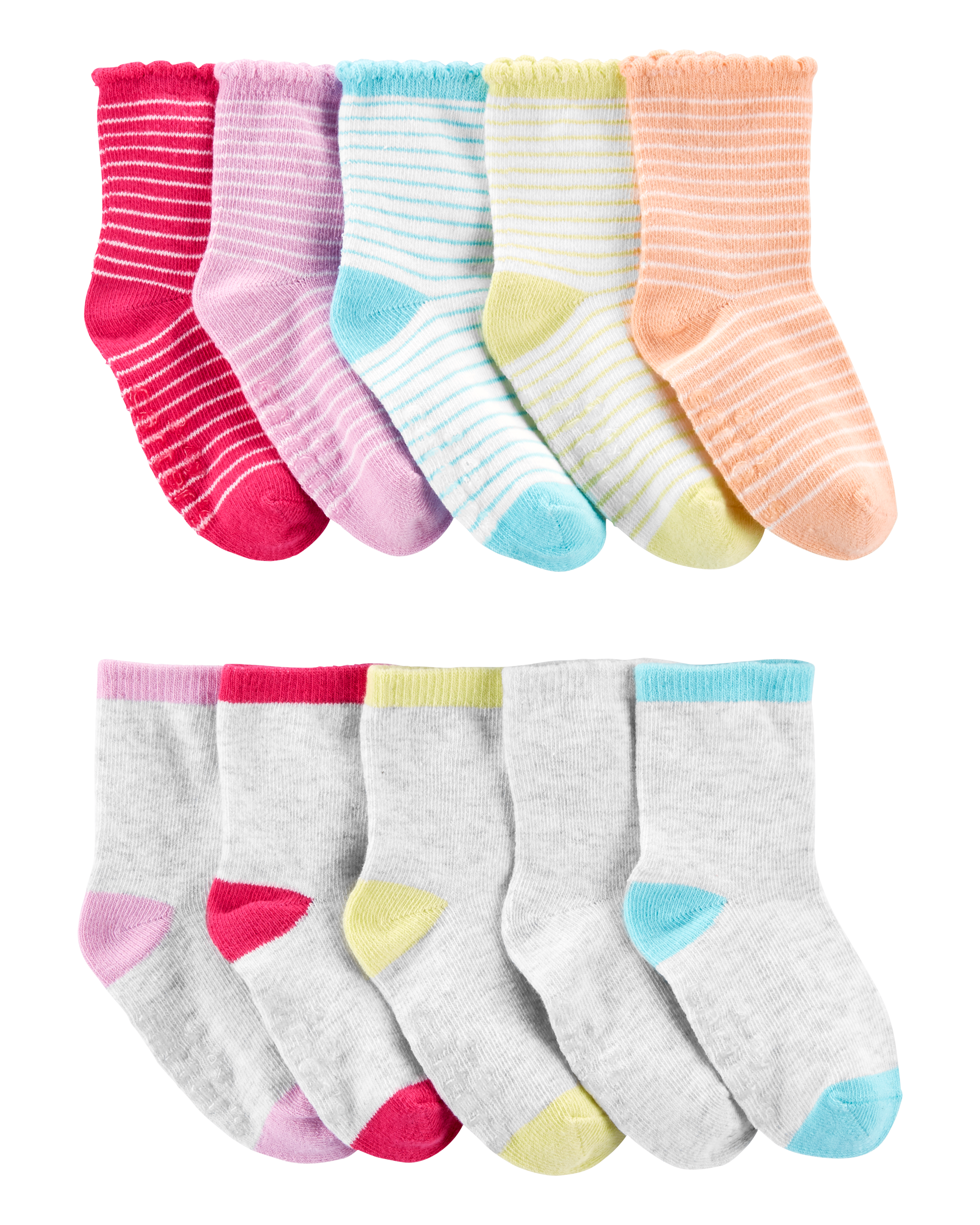 Toddler 10-Pack Crew Socks