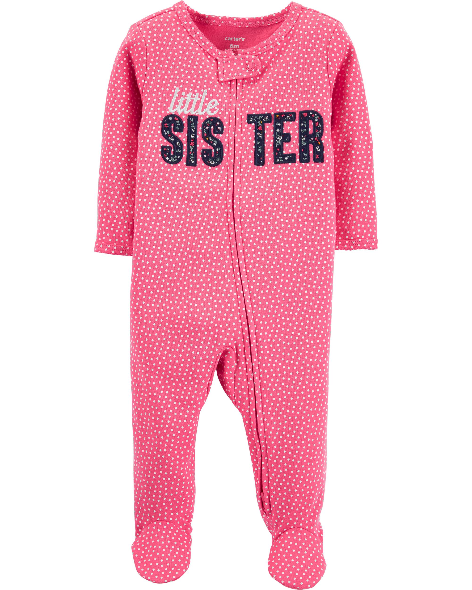 Carter's big cheap sister pajamas