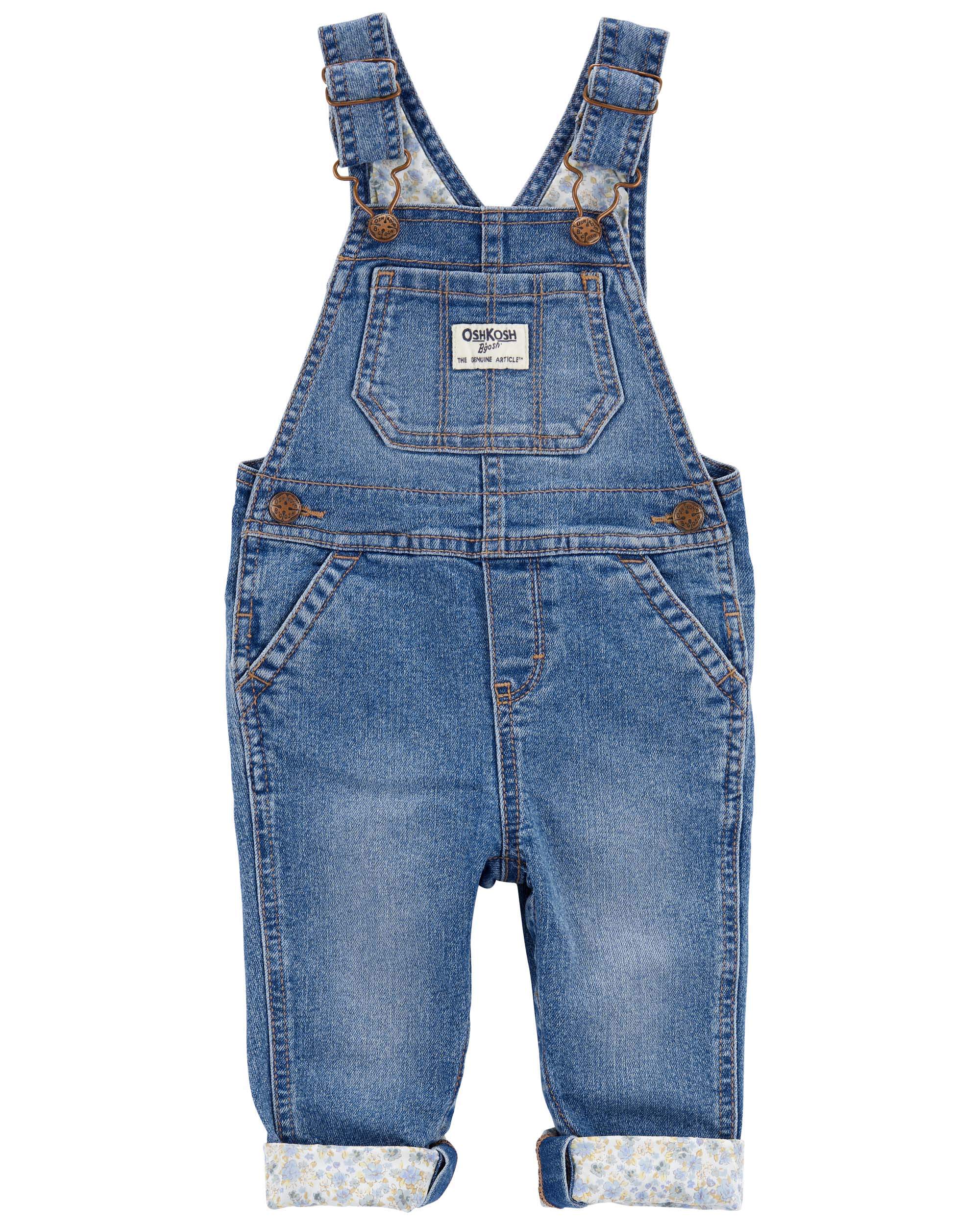 Ollies Place, stretch denim overalls dress / pinafore, GUC, size 10, L:  62cm – DaisyChainClothing