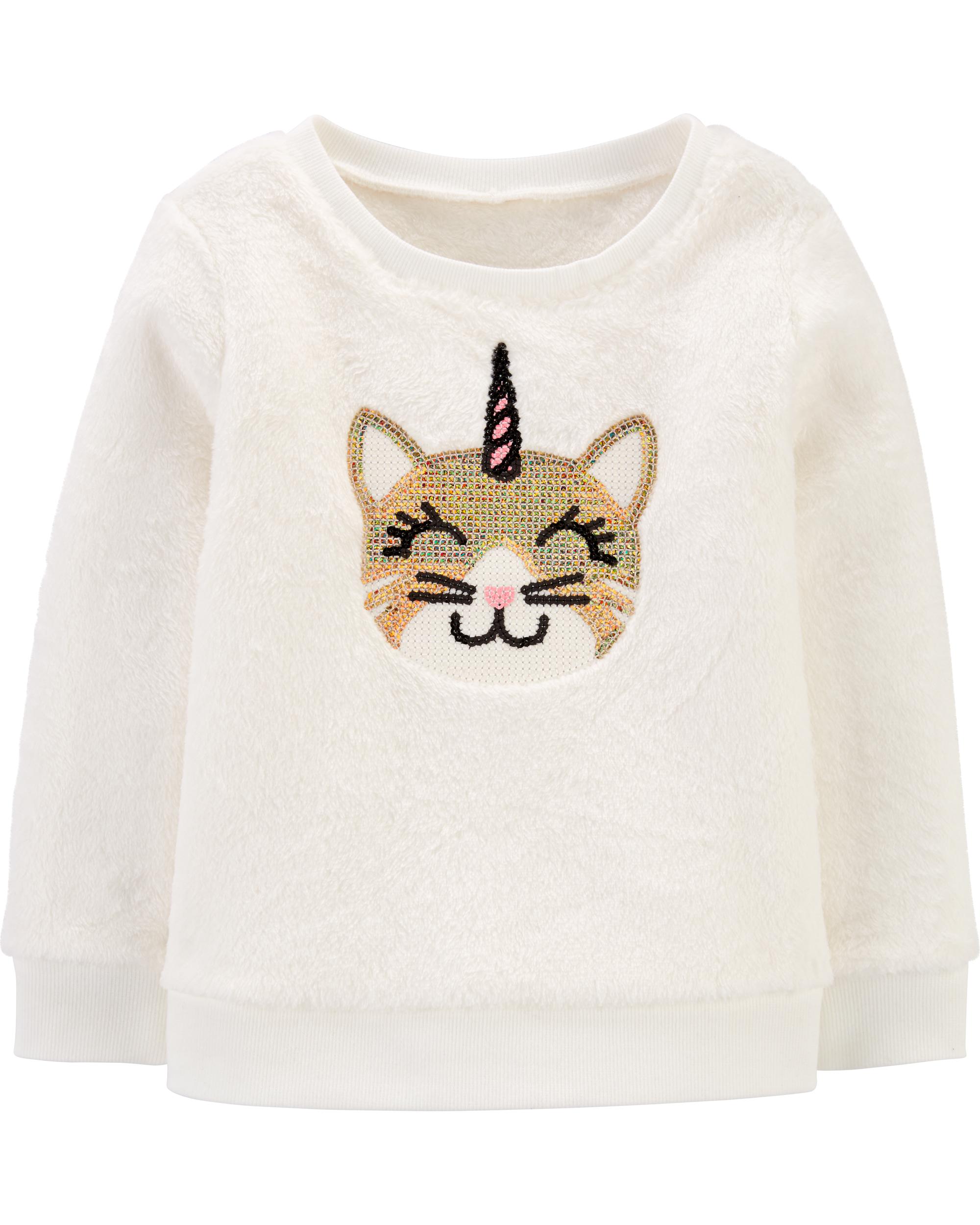 fuzzy sweater for kids