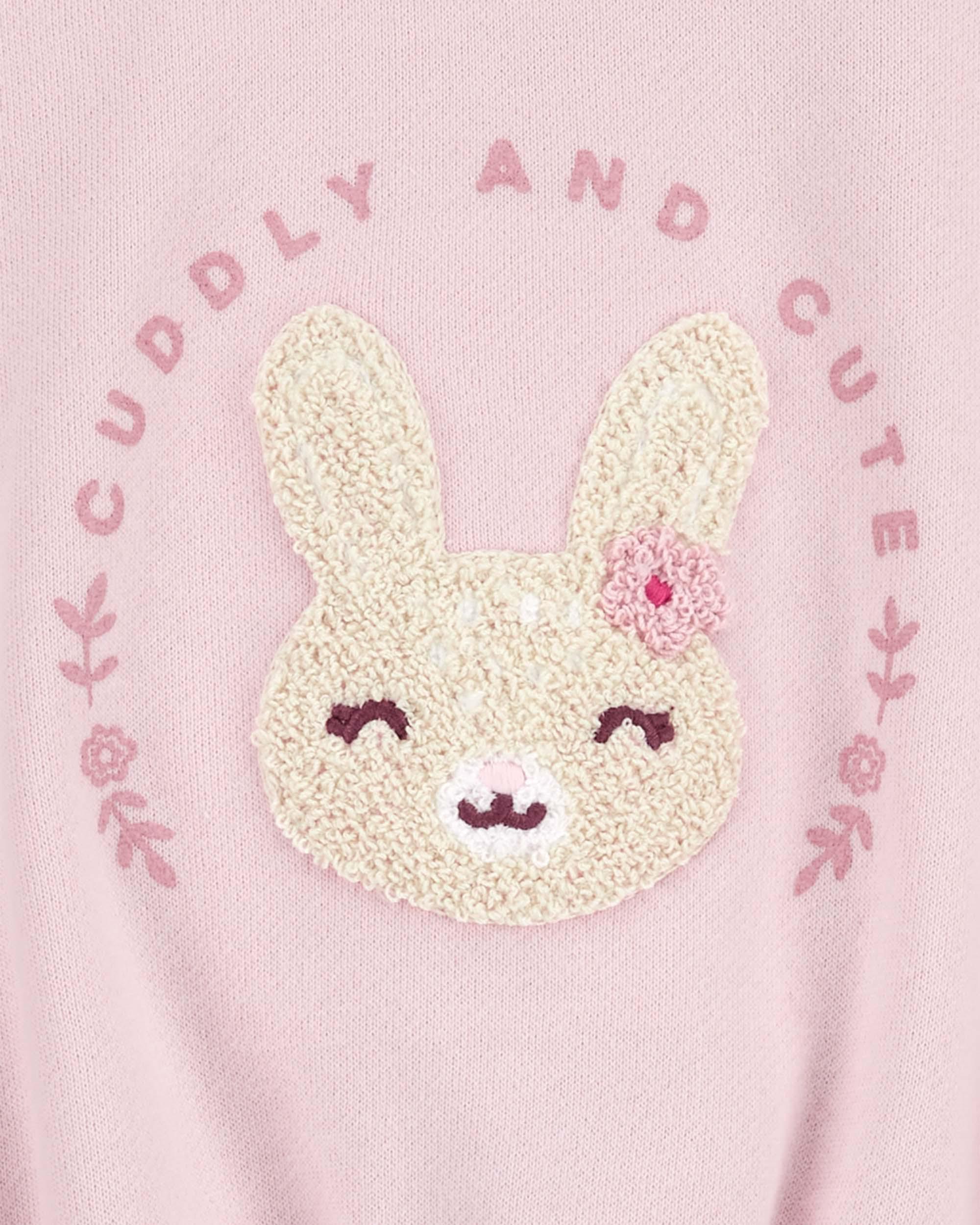 Toddler Bunny Pullover Sweatshirt