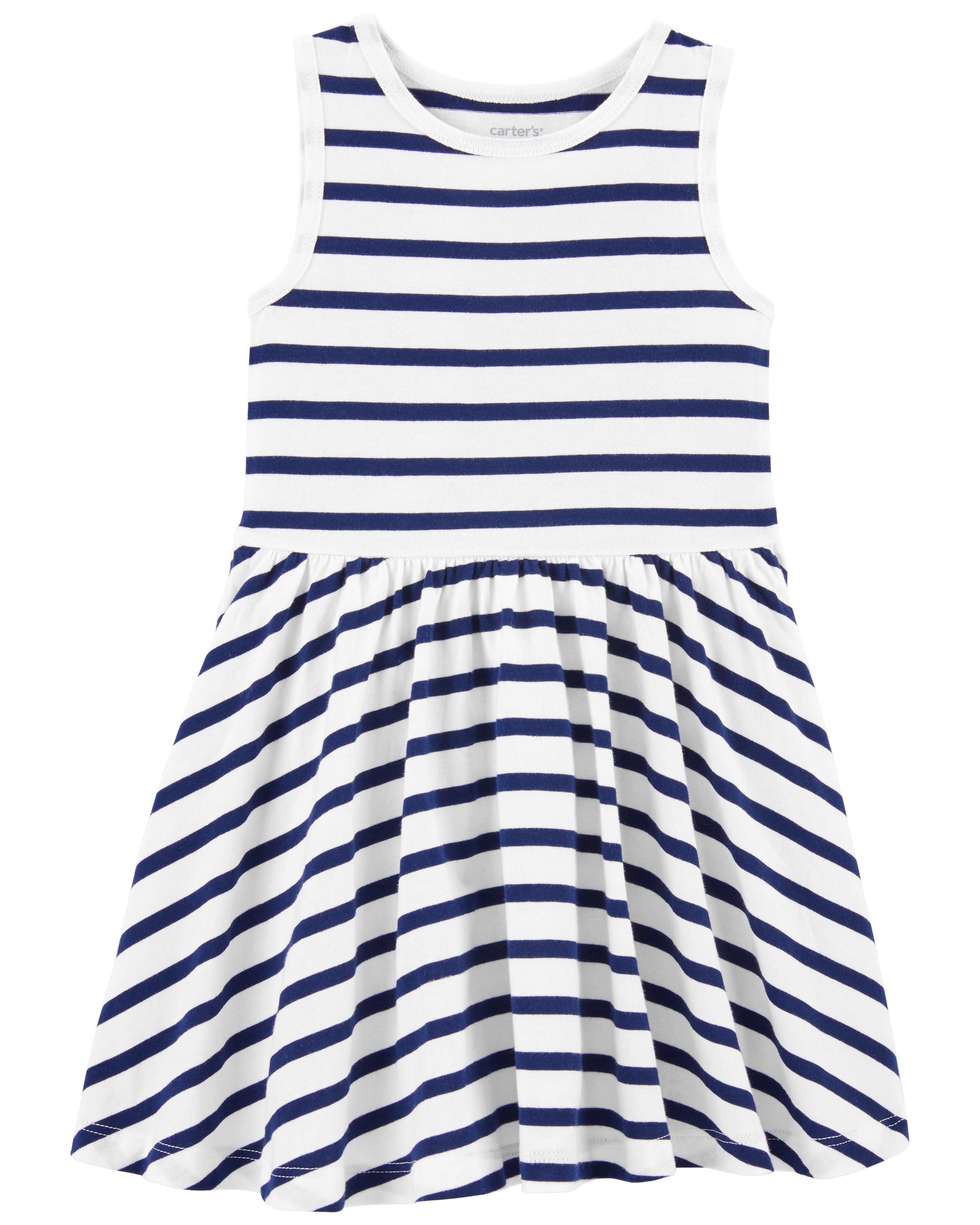 Toddler Striped Jersey Dress