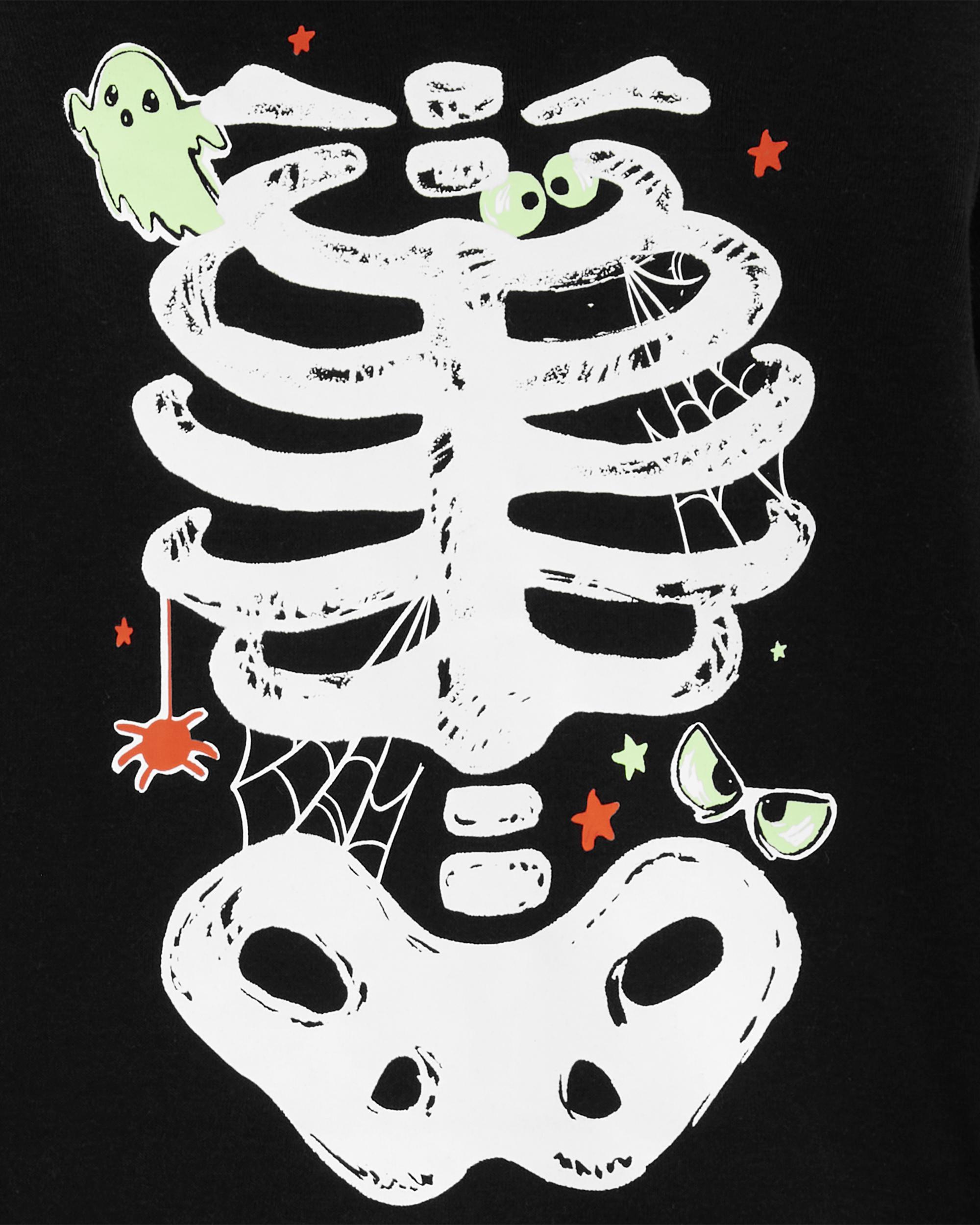 Toddler 2-Piece Halloween Skeleton 100% Snug Fit Cotton Pyjamas