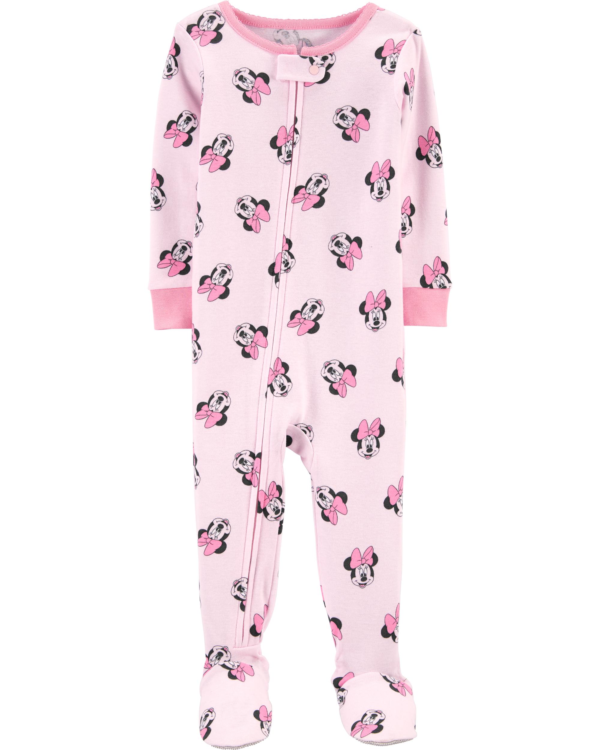 Toddler 1-Piece 100% Snug Fit Cotton Footie Pyjamas