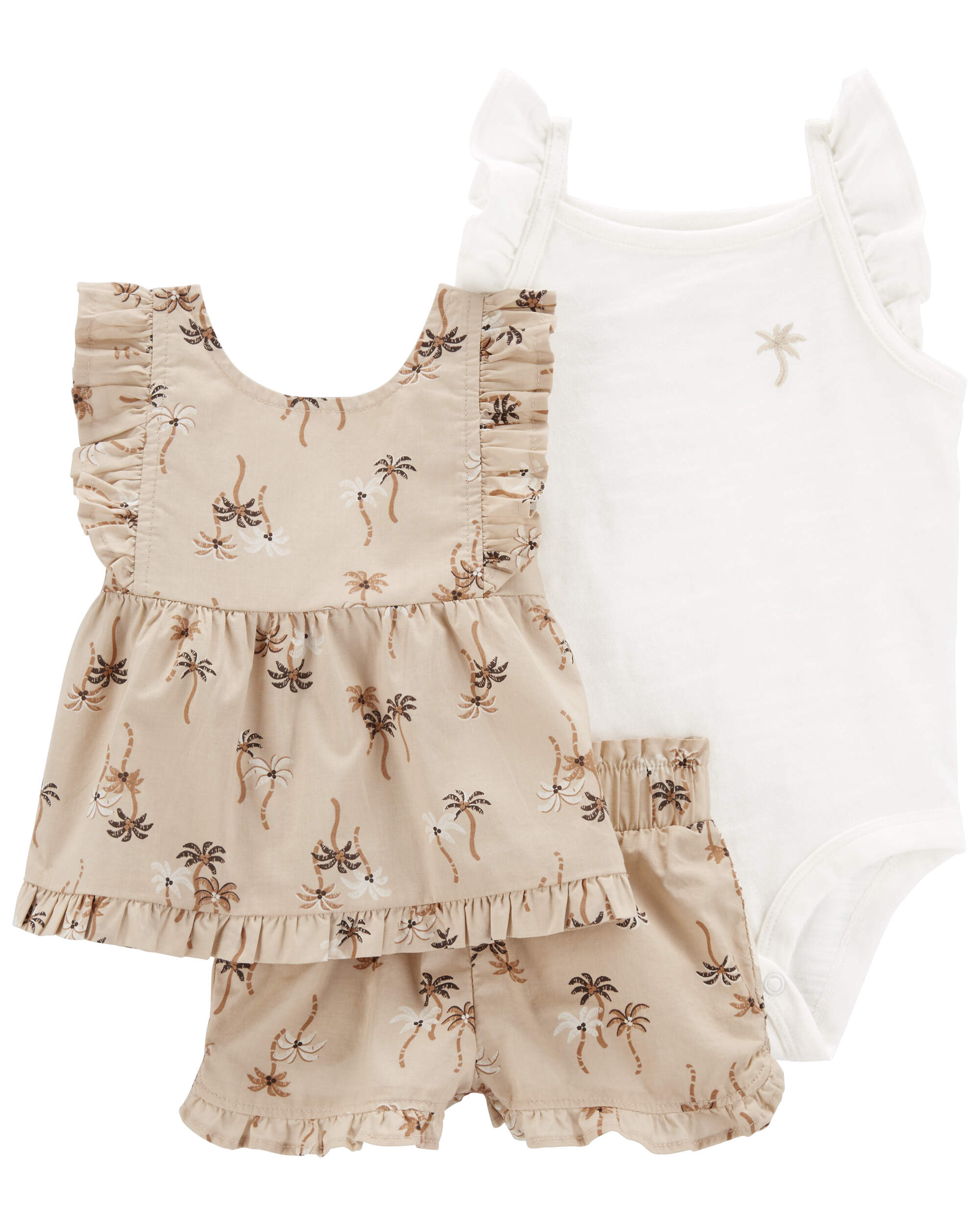 Baby 3-Piece Palm Tree Outfit Set