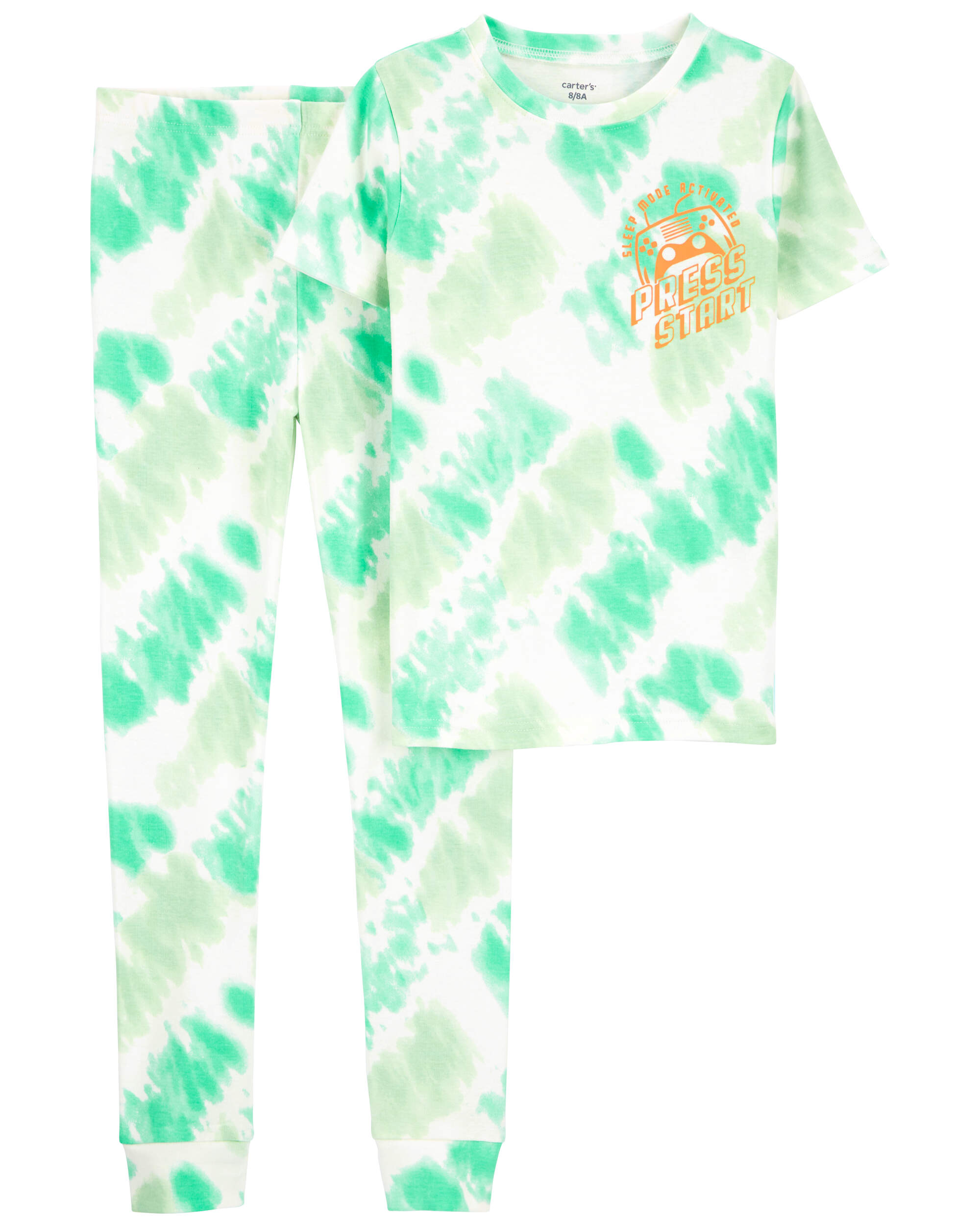 Kid 2-Piece Tie-Dye 100% Snug Fit Cotton Pyjamas