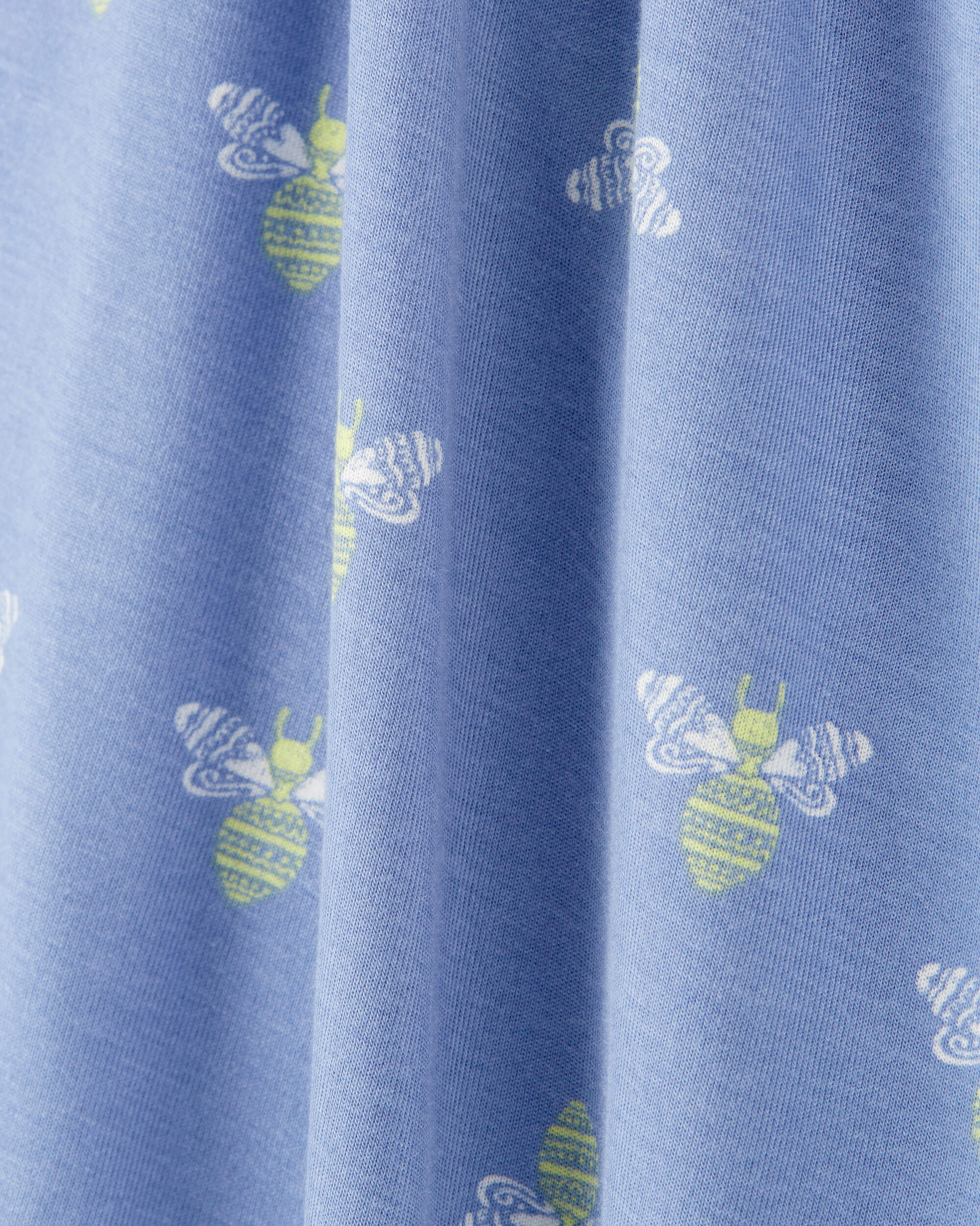 Baby Bee Print 2-Way Zip  Sleeper Pyjamas