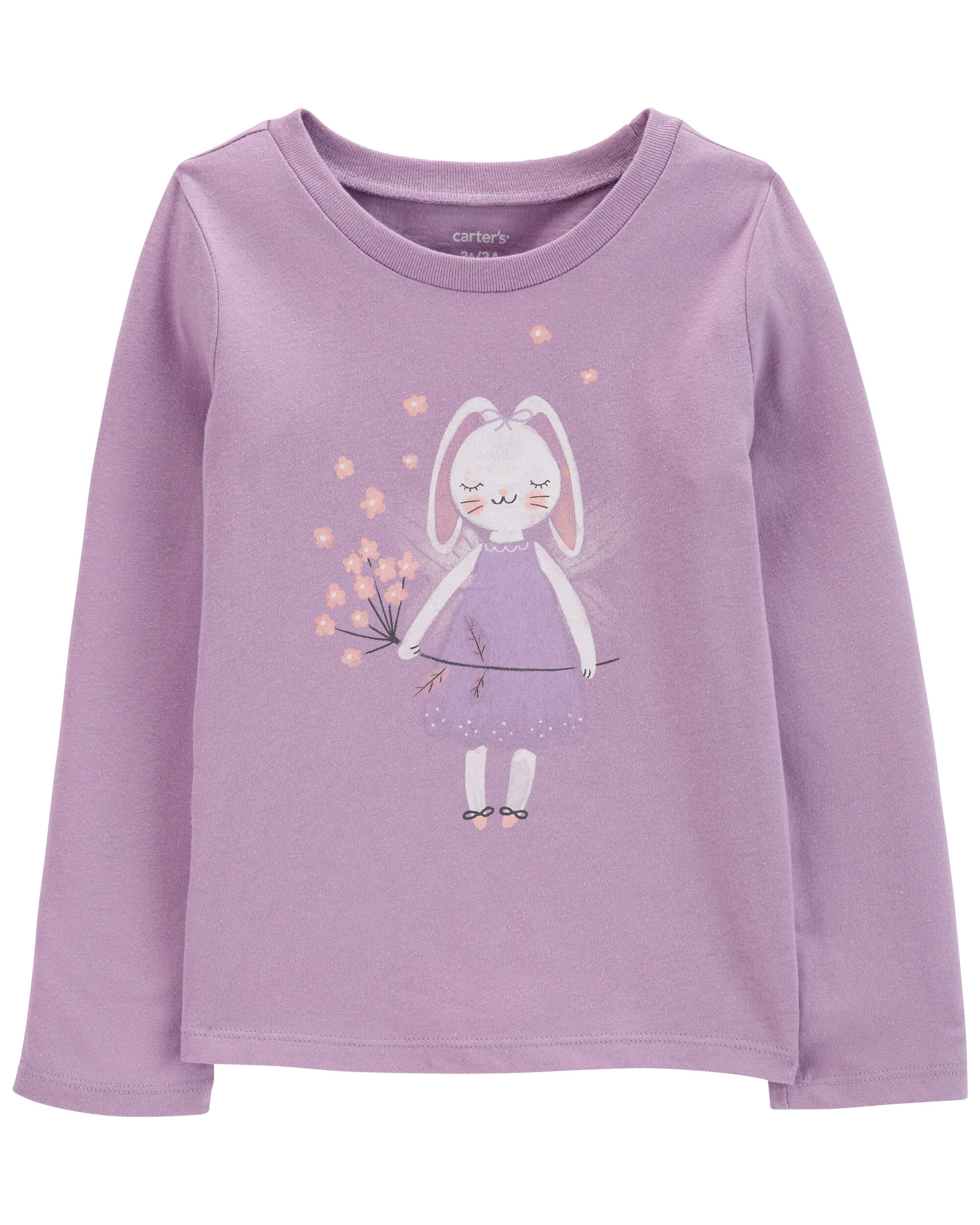 Toddler Bunny Long-Sleeve Graphic Tee