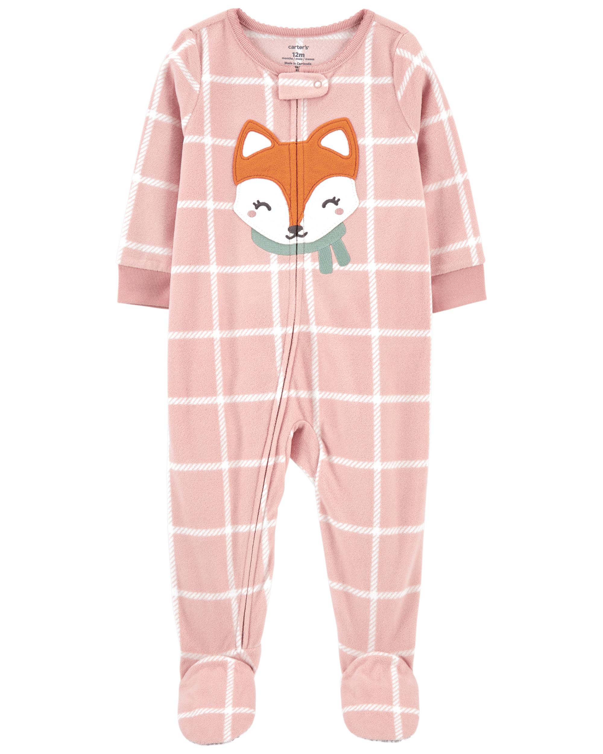 Fox pajamas online baby