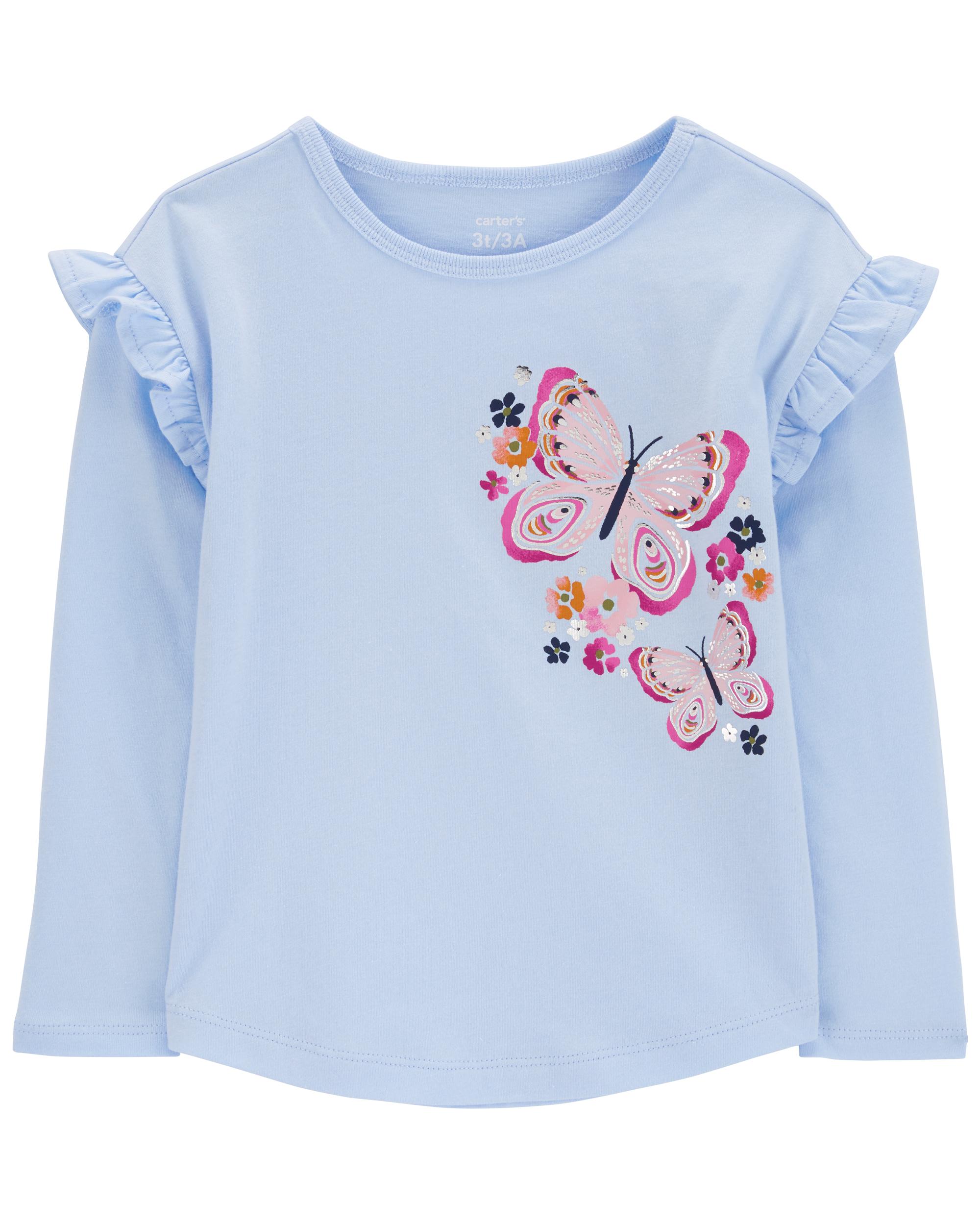 Toddler Butterfly Flutter Graphic T-Shirt