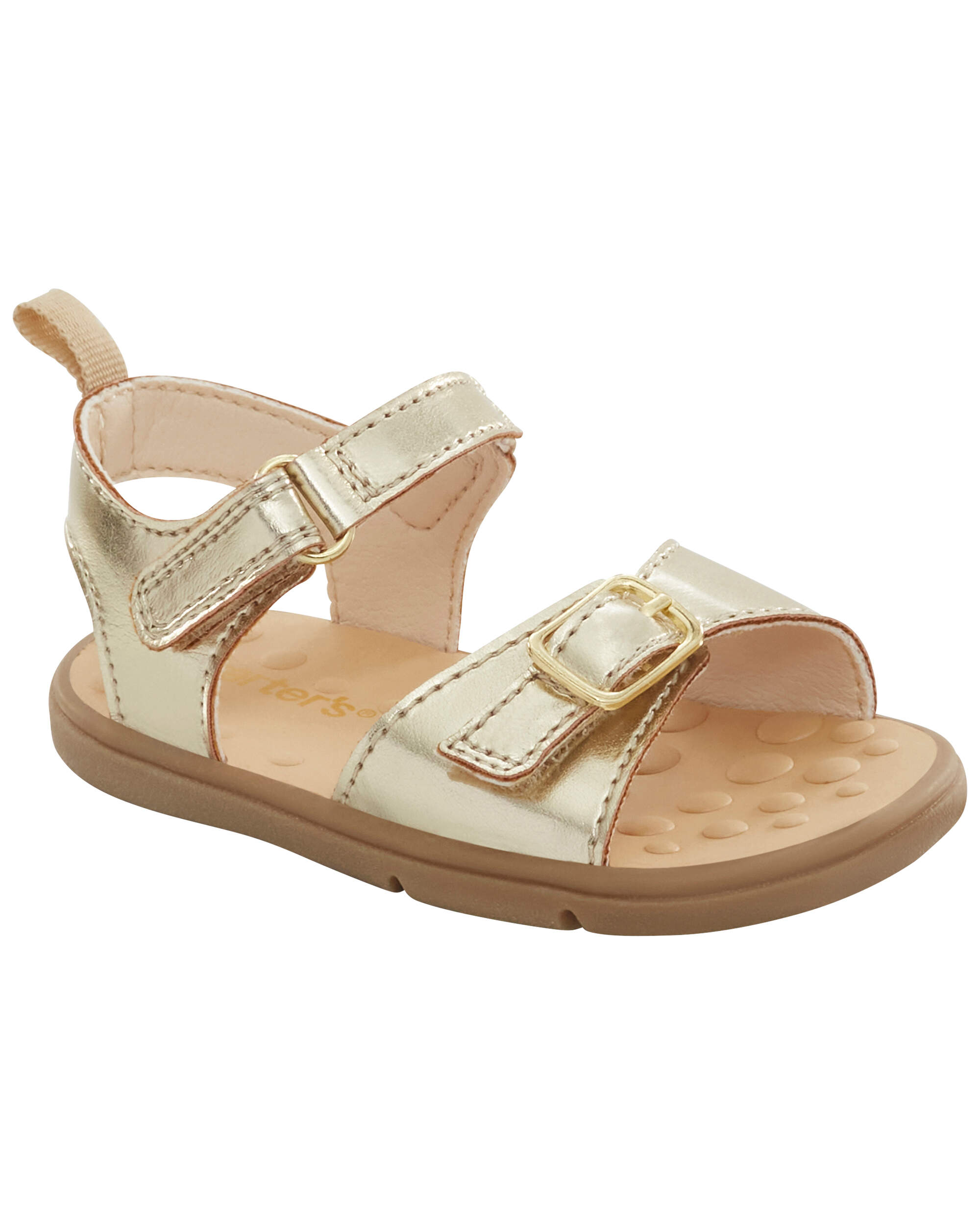 Carter s Baby Girls Baby Gold Sandals