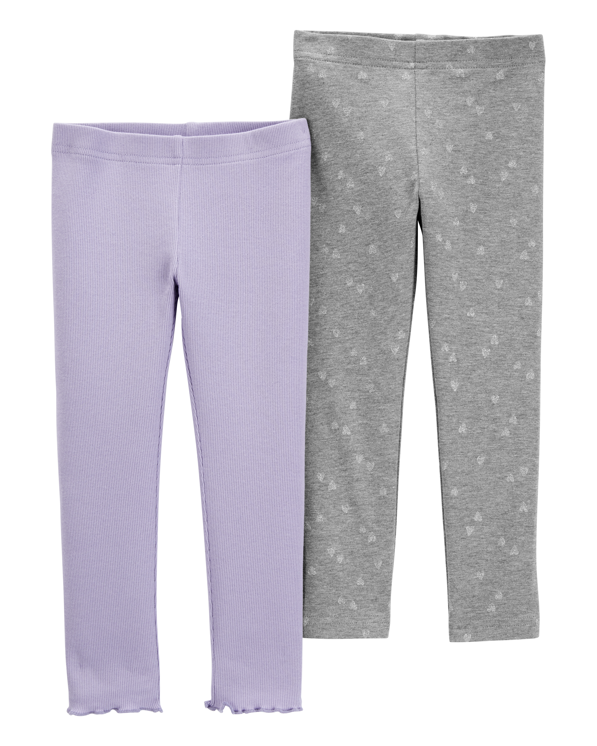 Toddler 2-Pack Glitter Leggings