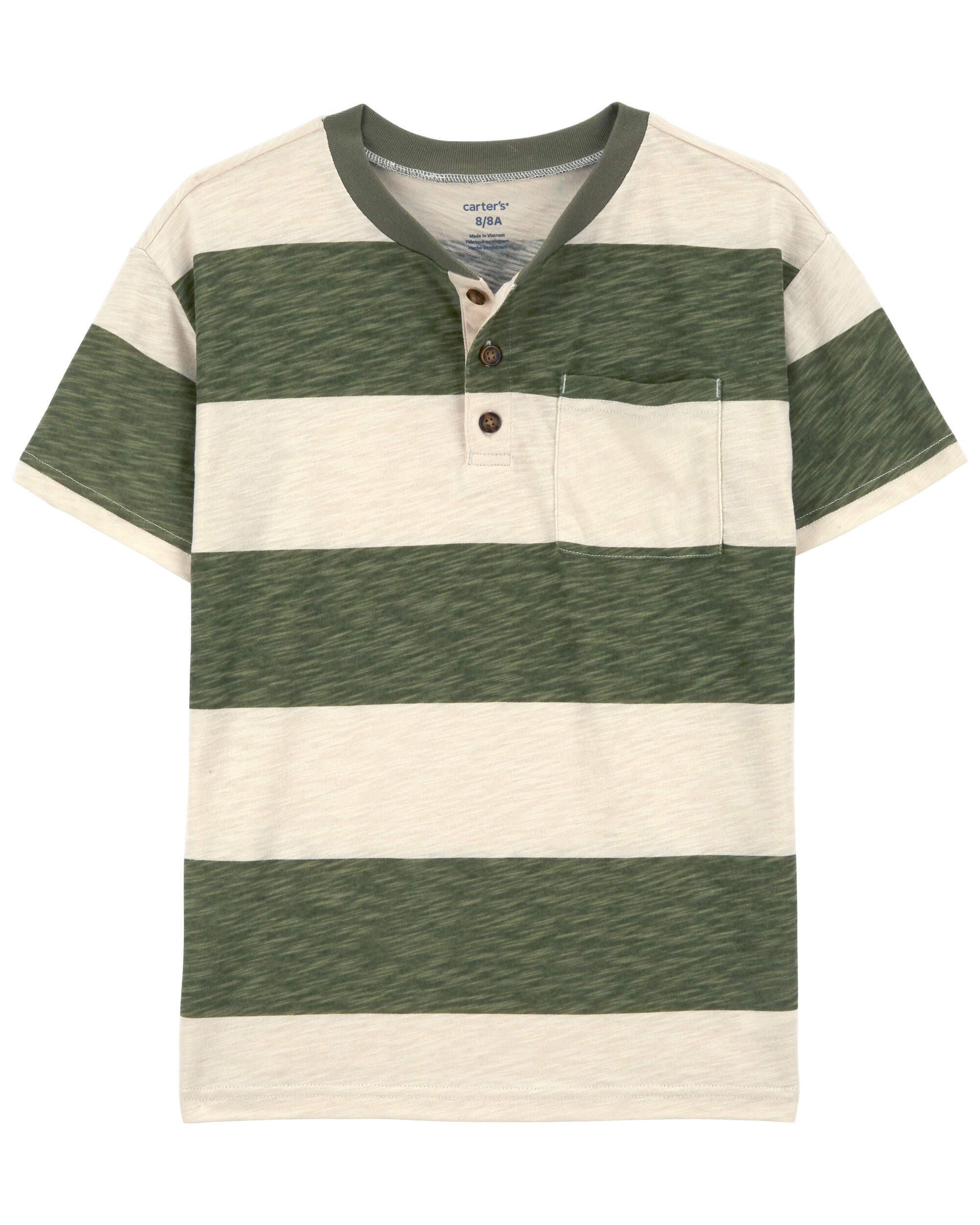 Kid Striped Jersey Henley