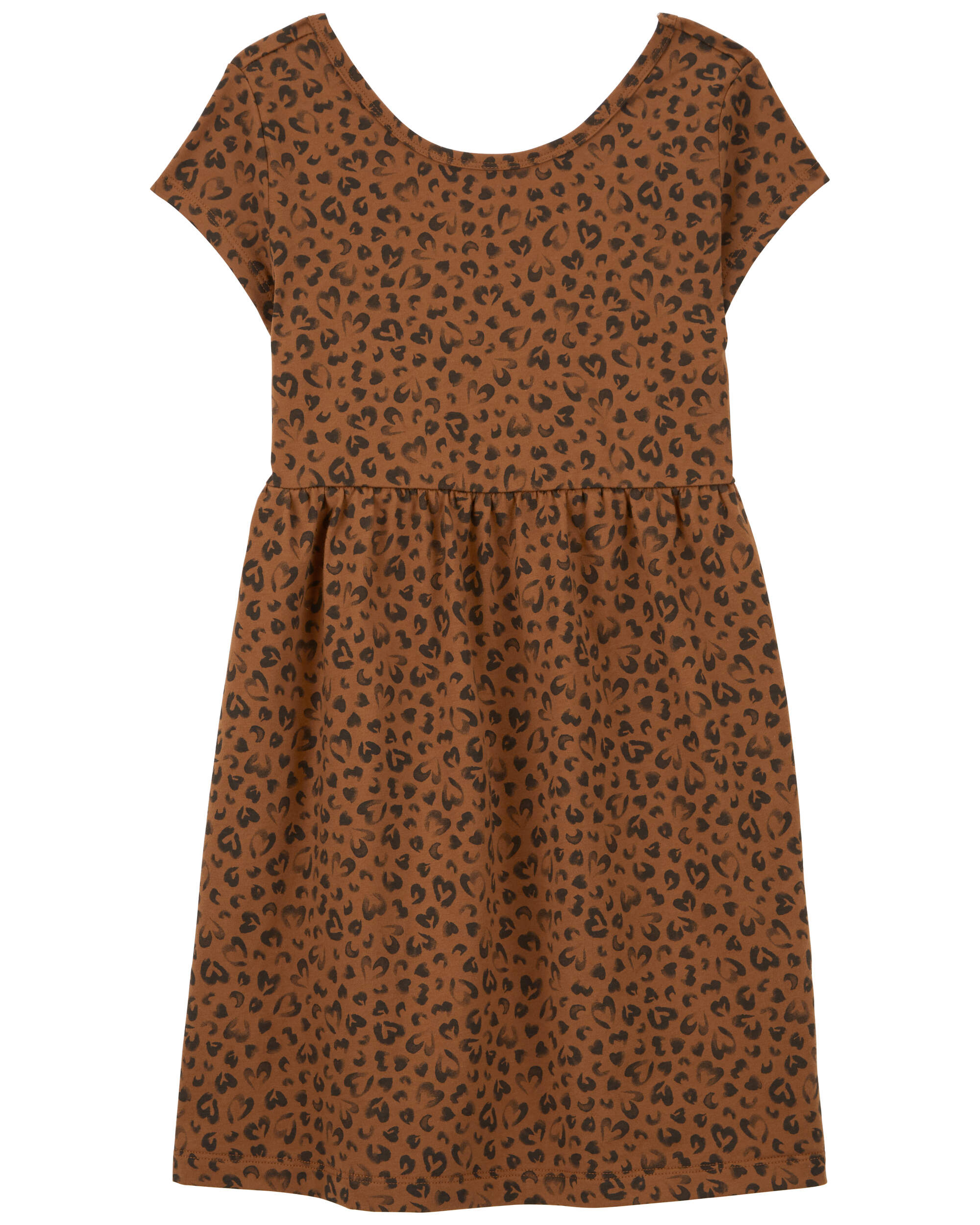 Kid Leopard Jersey Dress
