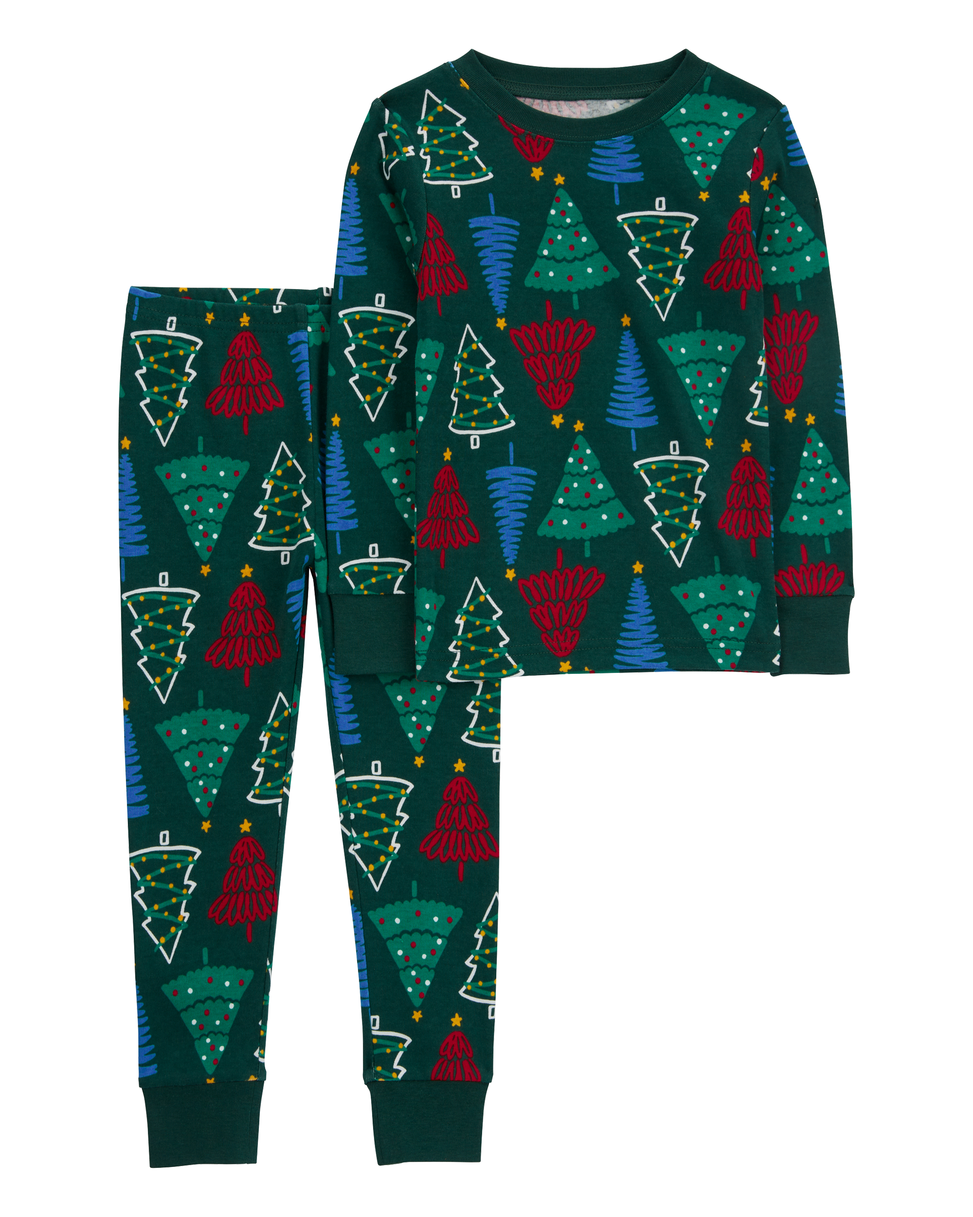 Baby 2-Piece Christmas Tree 100% Snug Fit Cotton Pyjamas