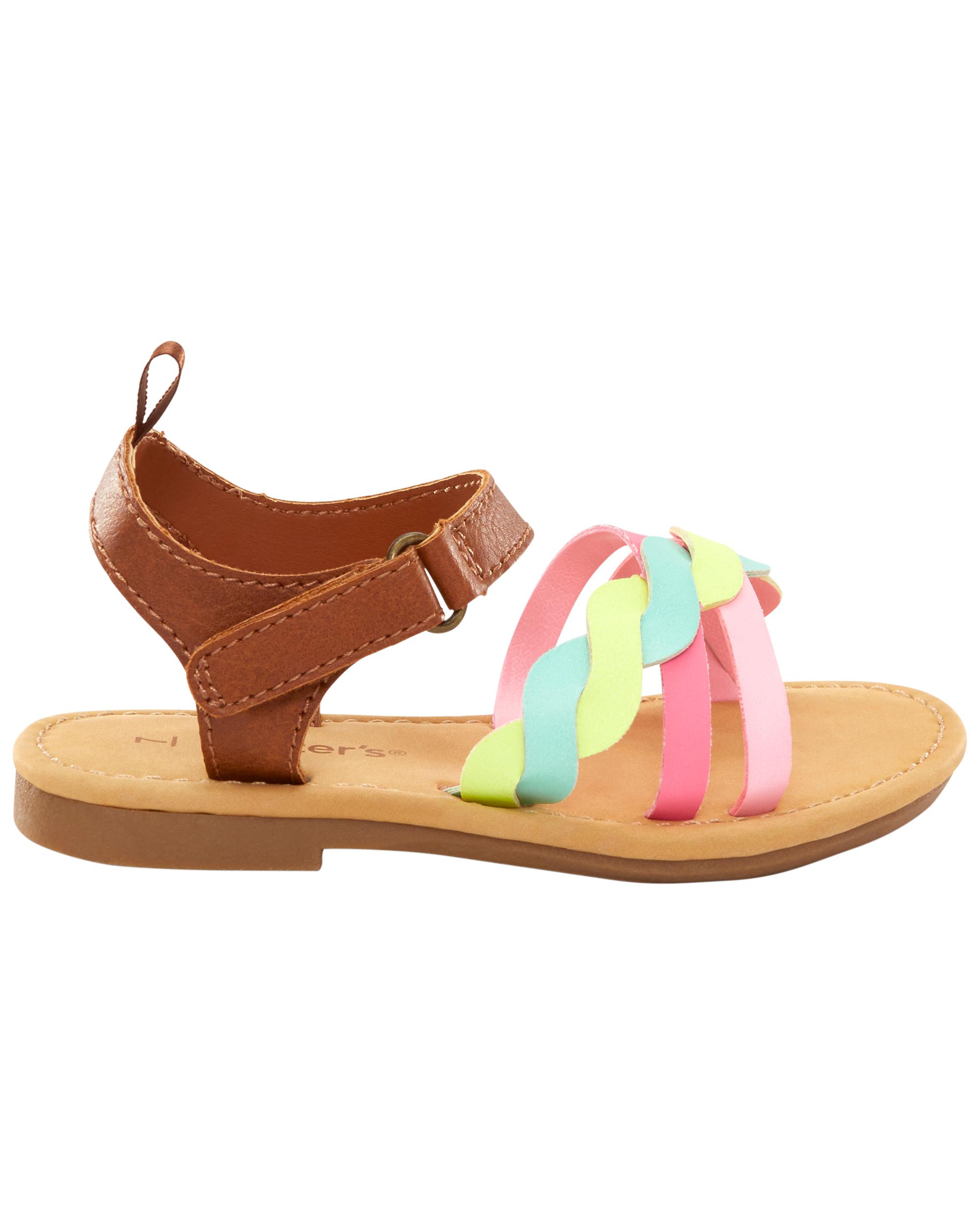 Toddler Braided Strappy Sandals