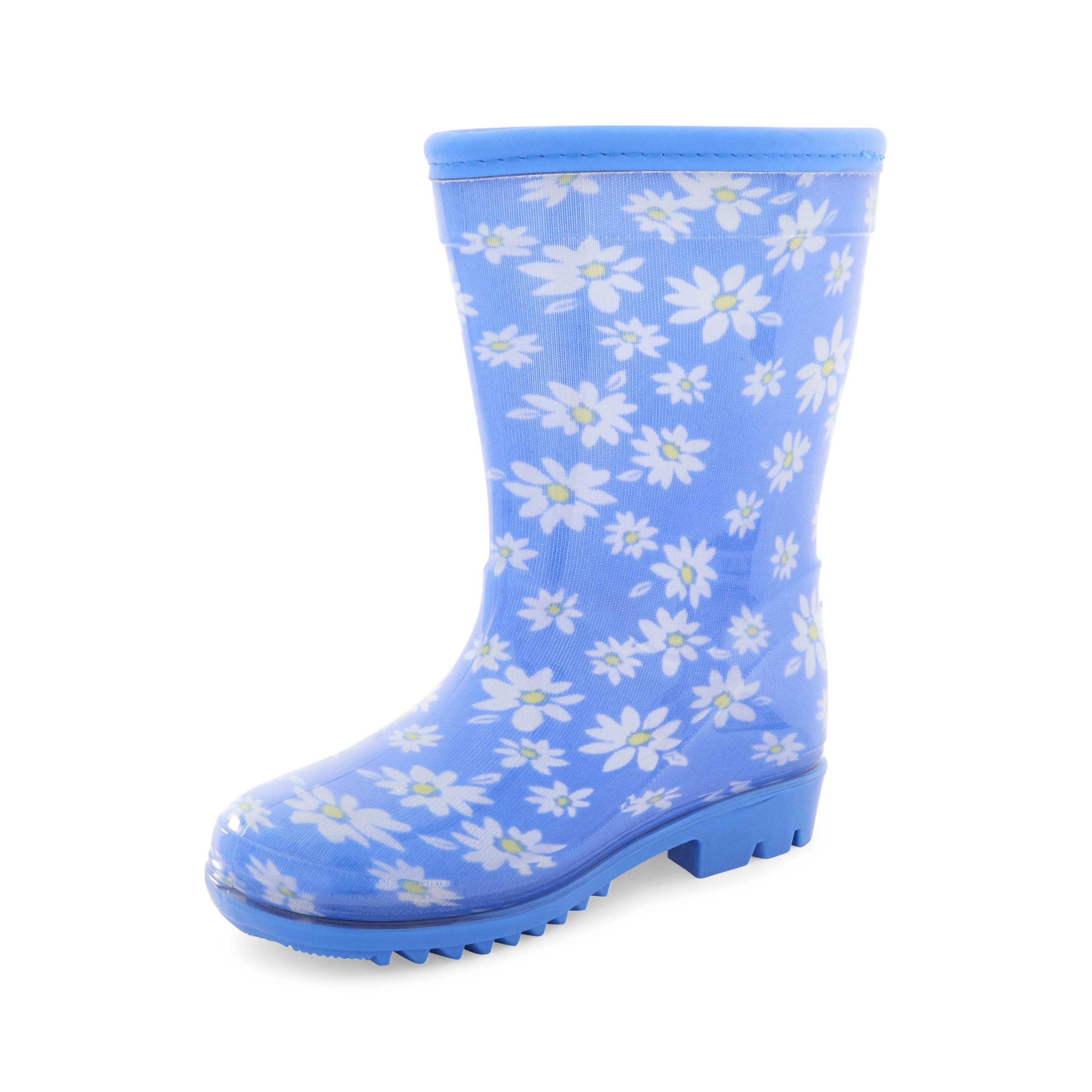 Toddler Daisy Print Rain Boots