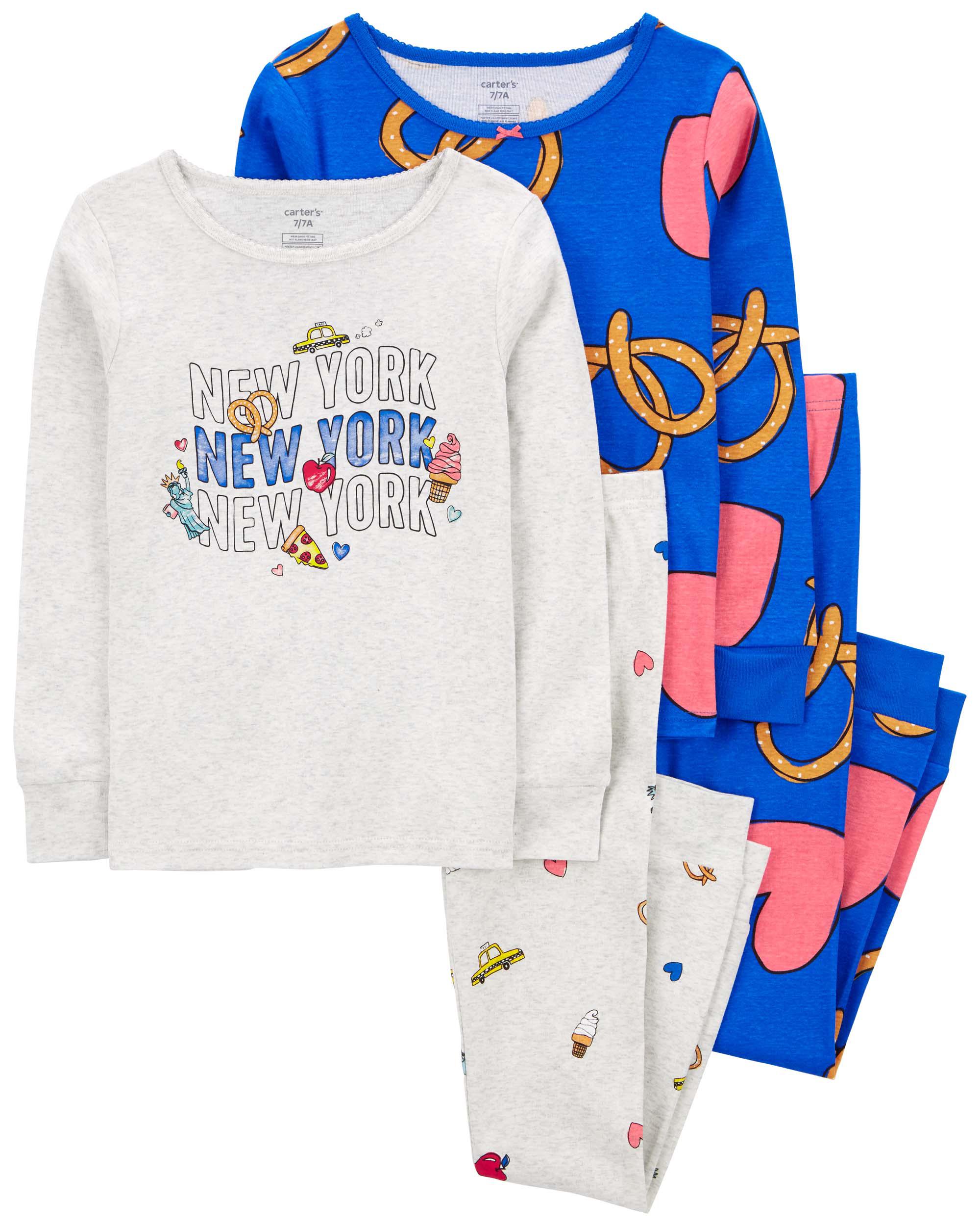 Kid 4-Piece "New York" Pyjamas Set