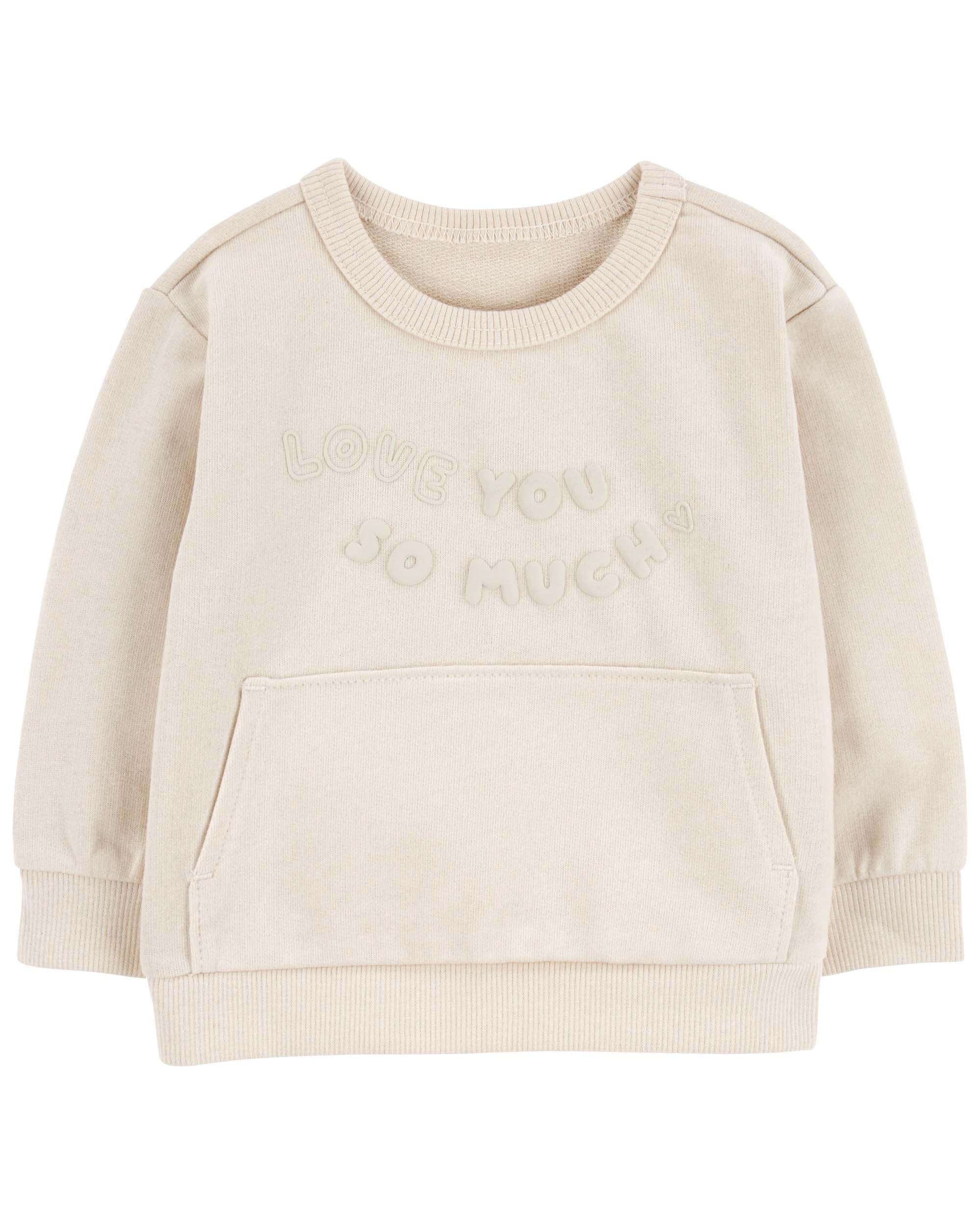 Khaki Love You So Much Pullover | Carter's Oshkosh Canada