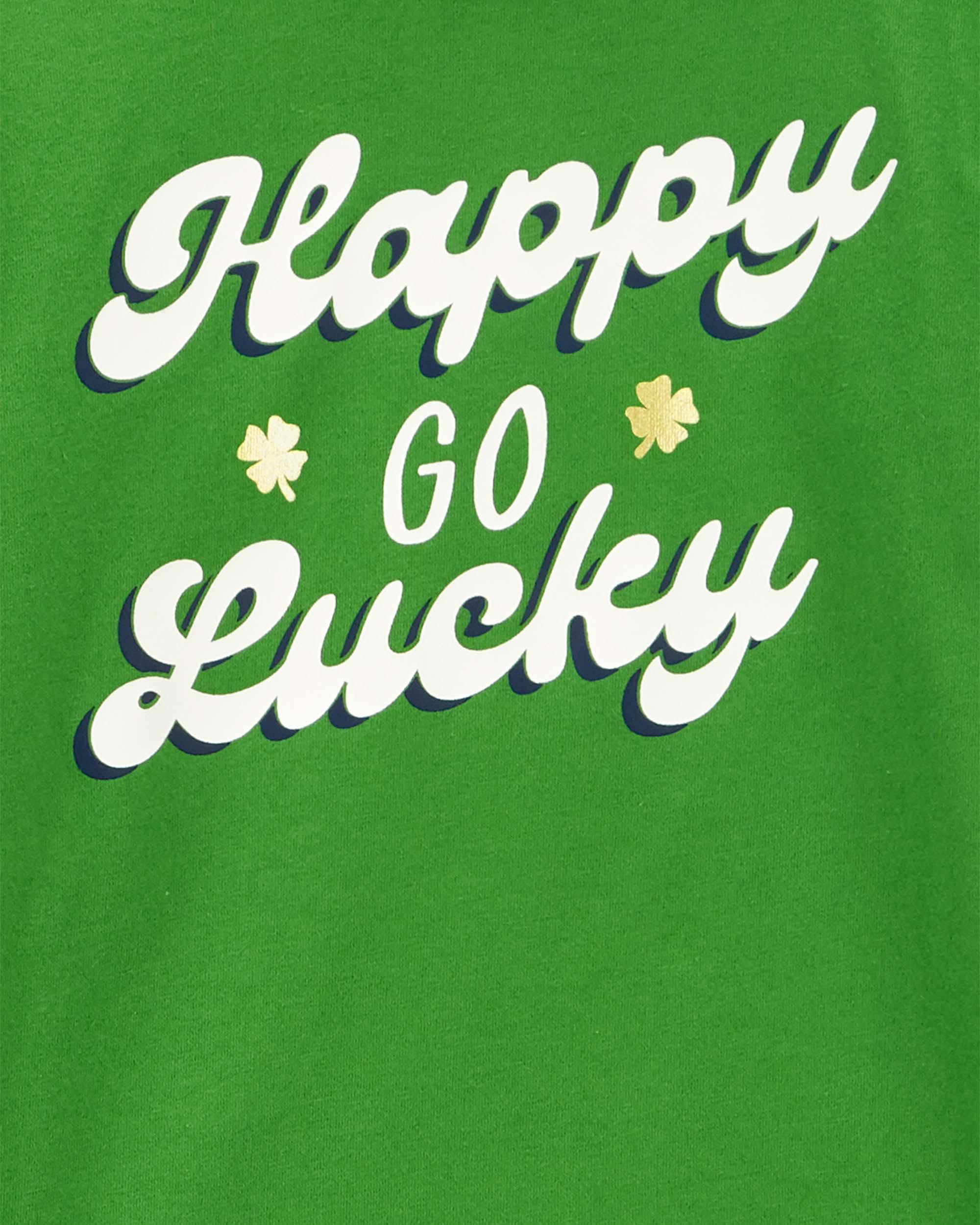 St. Patrick's Day 2-Piece "Happy Go Lucky" Outfit Set