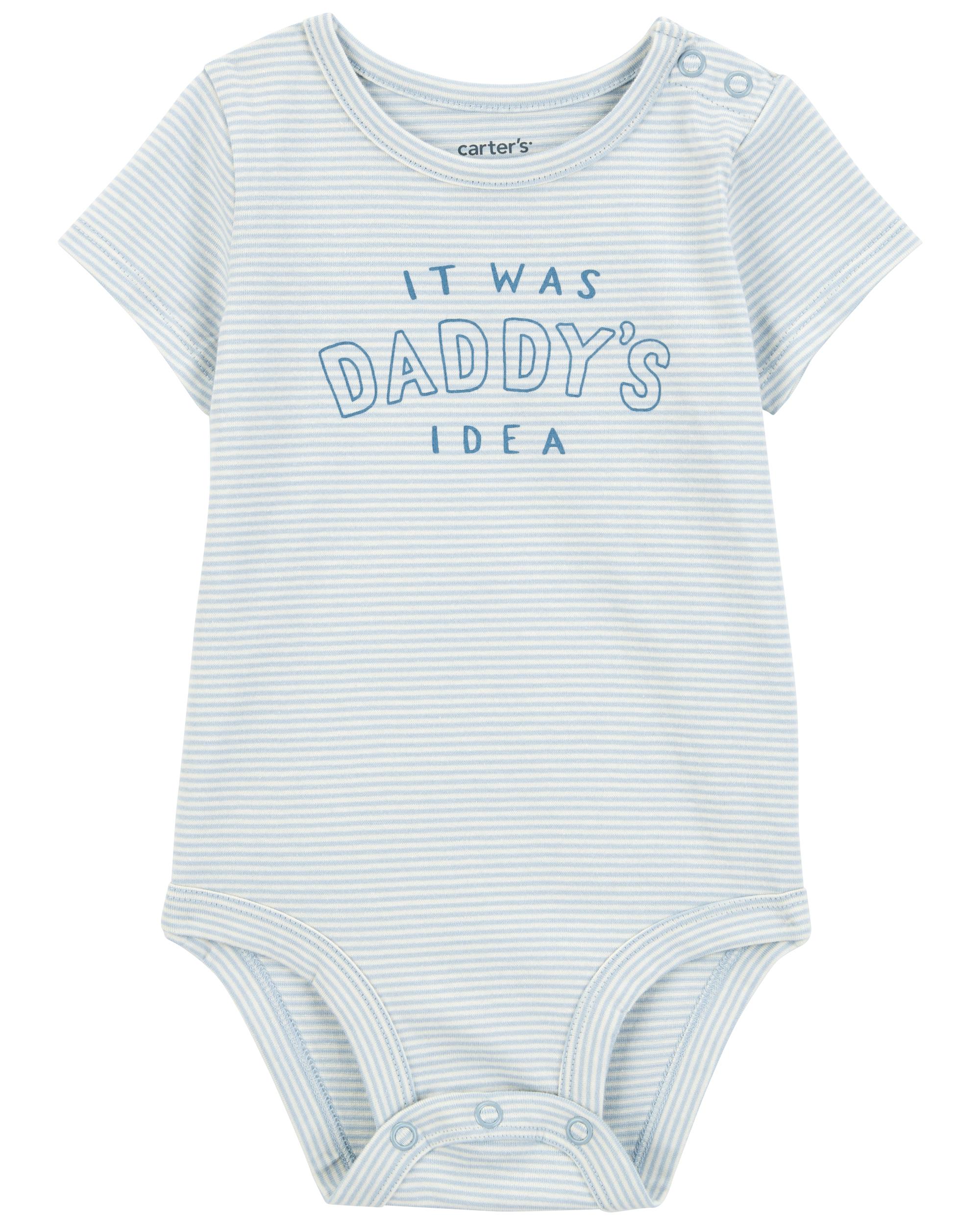 Baby Short-Sleeve Graphic Bodysuit - Blue