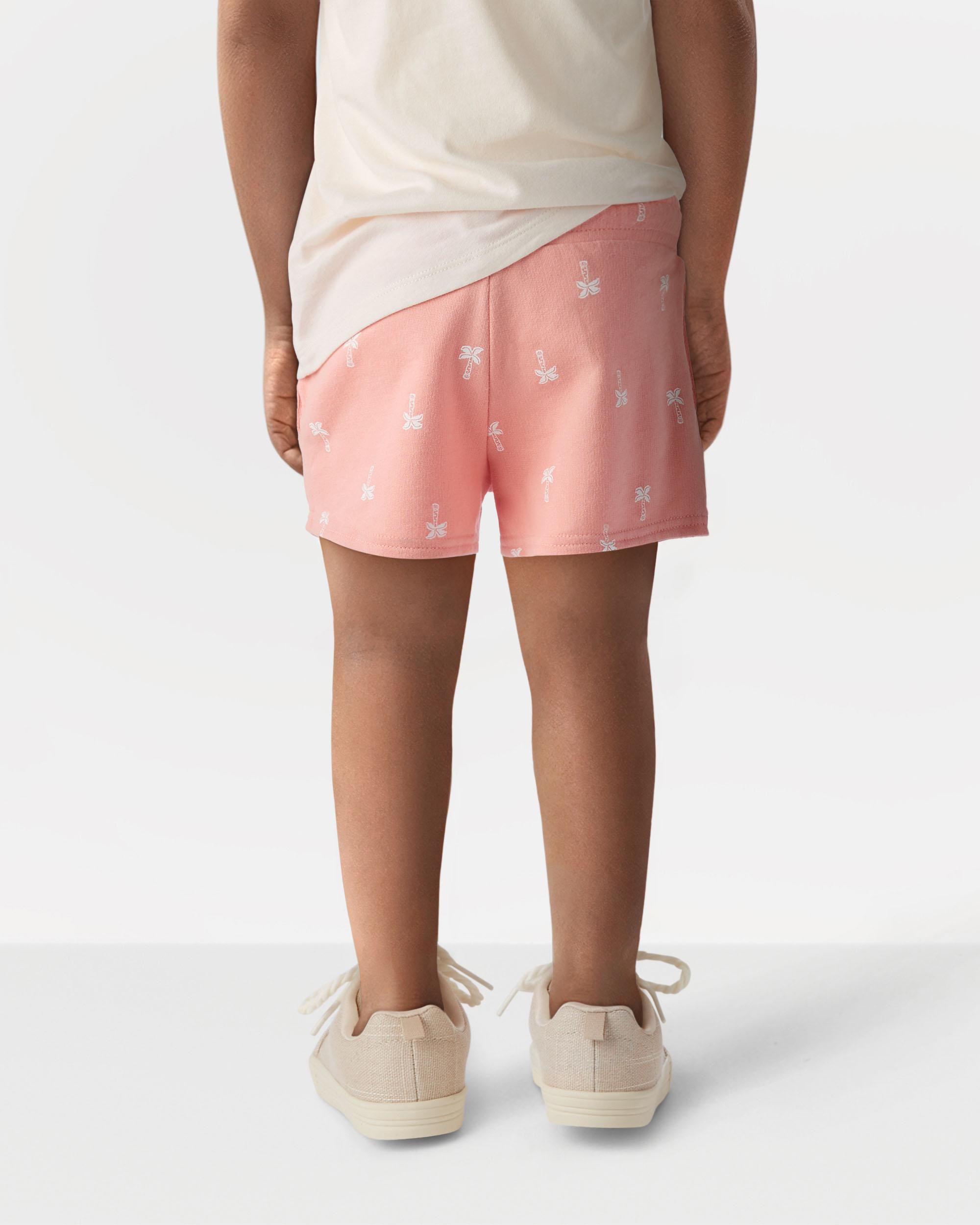 Toddler Palm Tree Pull-On French Terry Shorts