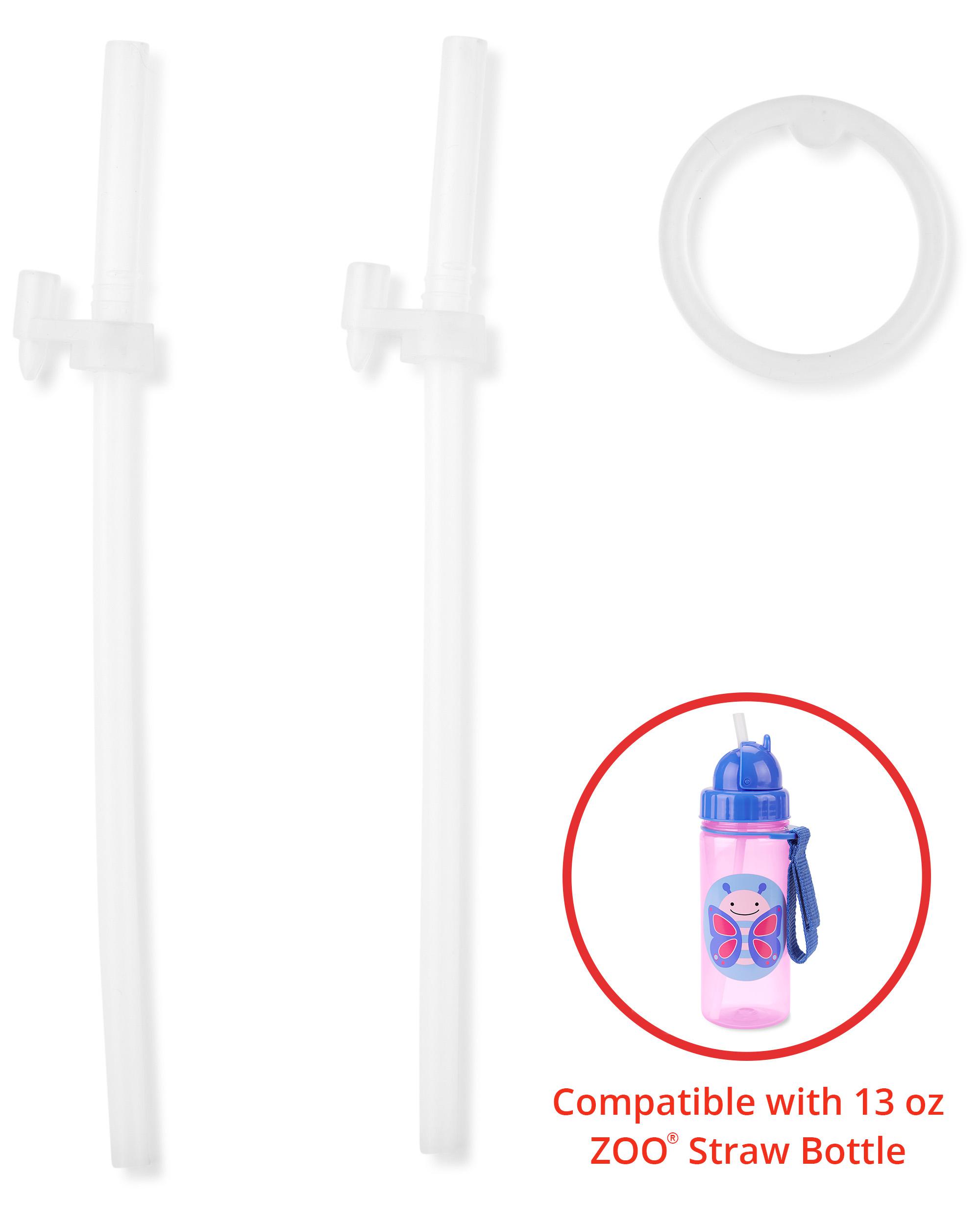 Clear ZOO® Stainless Steel Straw Bottle Extra Straws - 2-Pack