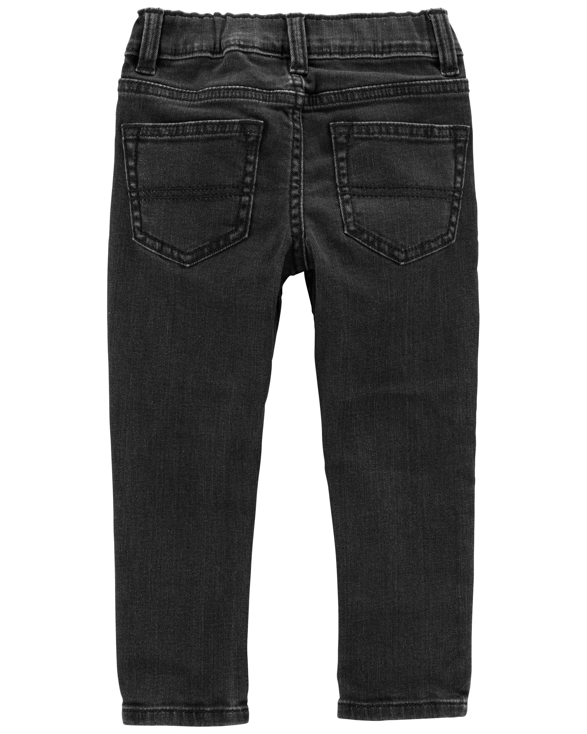 3T Vintage 80s 90s Jordache Kids Denim Cotton Elastic Jeans Black 