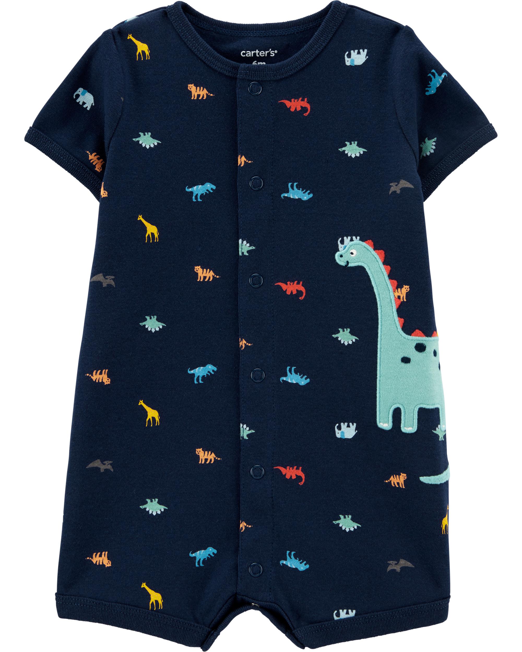 Dinosaur Snap Up Romper Carters Com