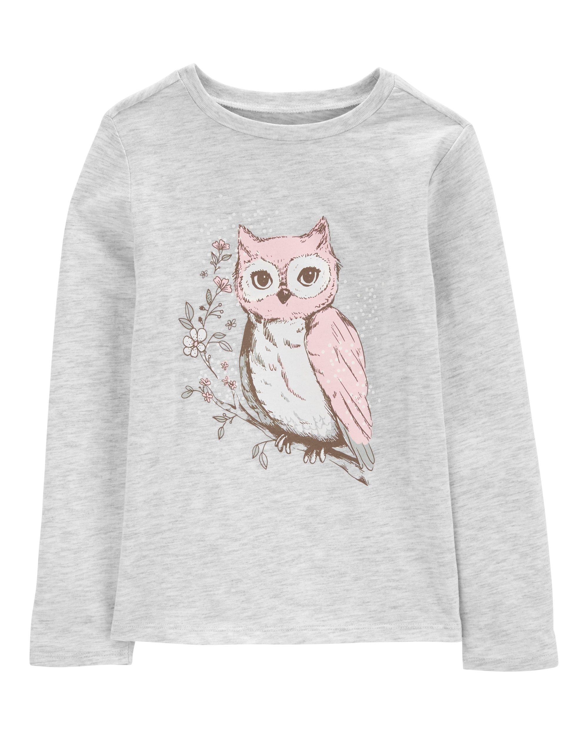 Kid Owl Long-Sleeve Graphic Tee