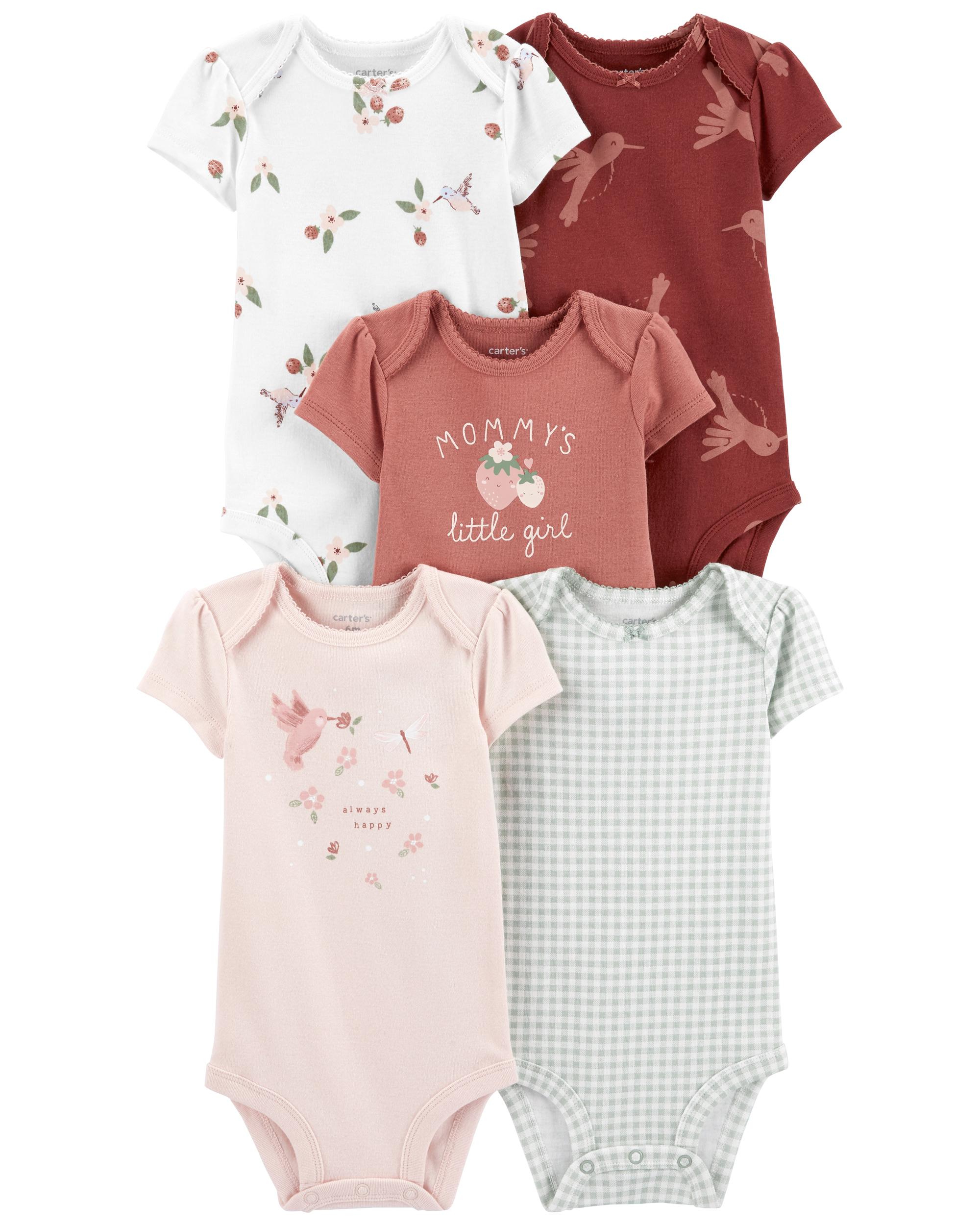 Multi 5-Pack Short-Sleeve Original Bodysuits