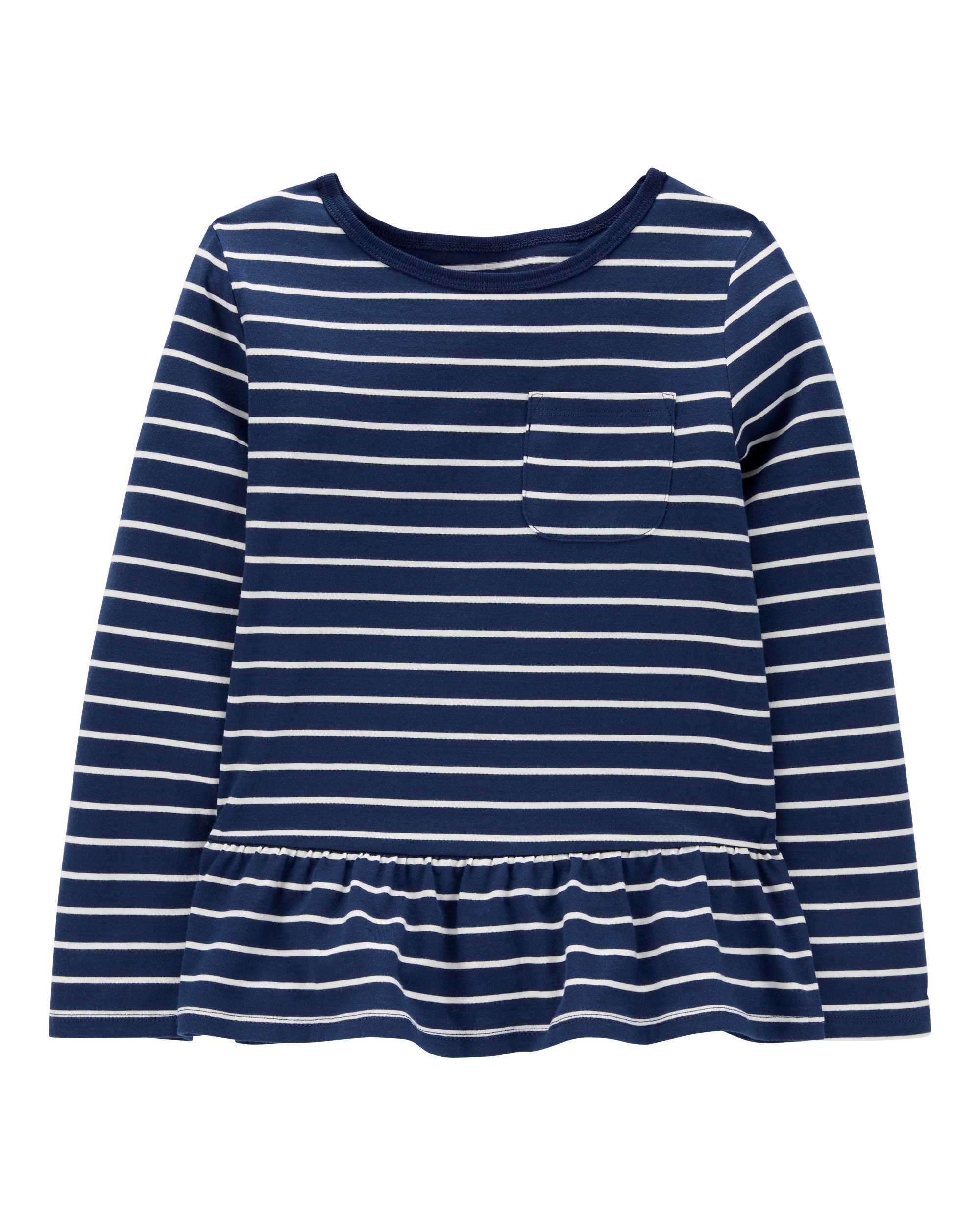 Kid Striped Peplum Top