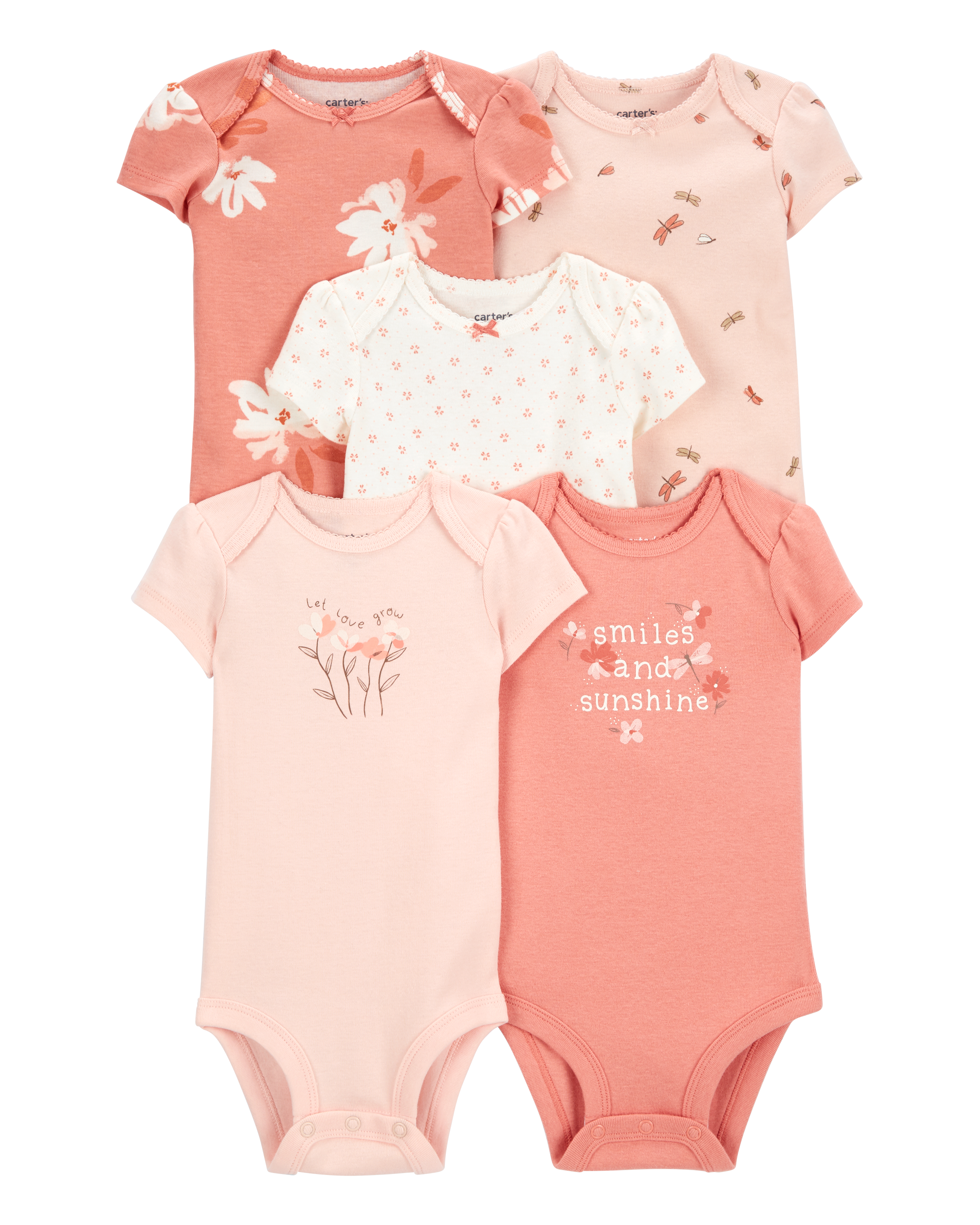 Baby 5-Pack Short-Sleeve Original Bodysuits