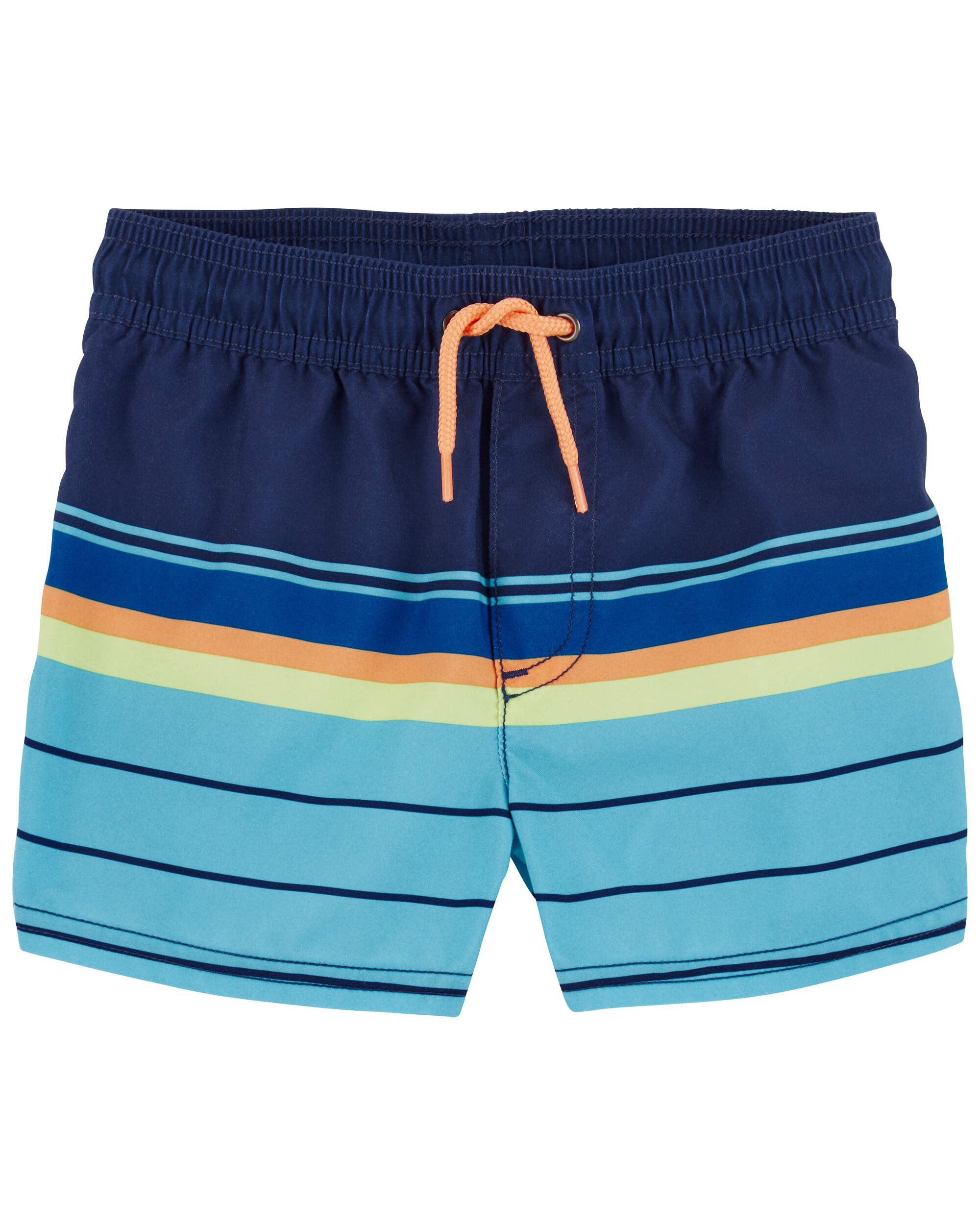 Toddler Striped Swim Trunks