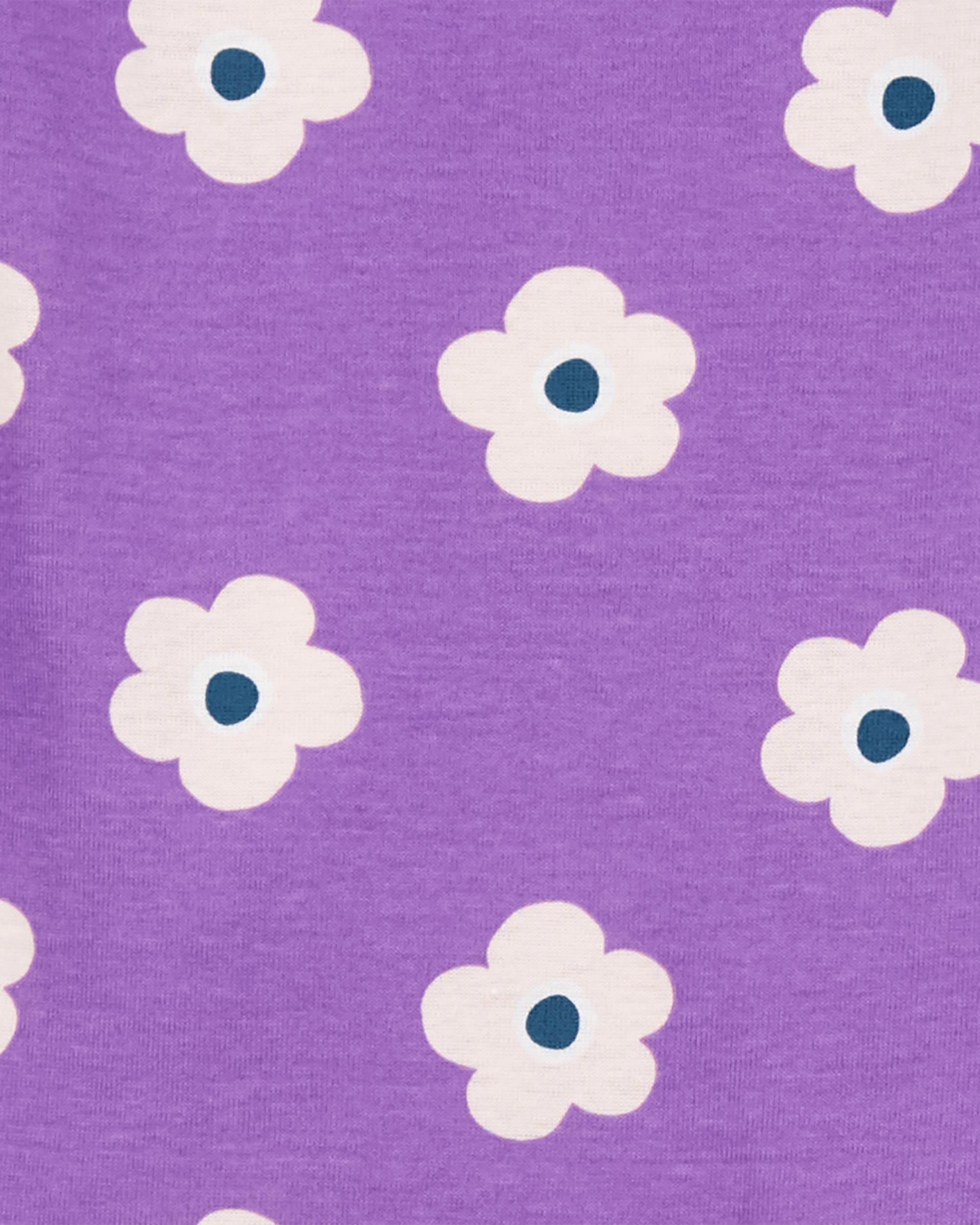 Toddler 4-Piece Flowers 100% Snug Fit Cotton Pyjamas