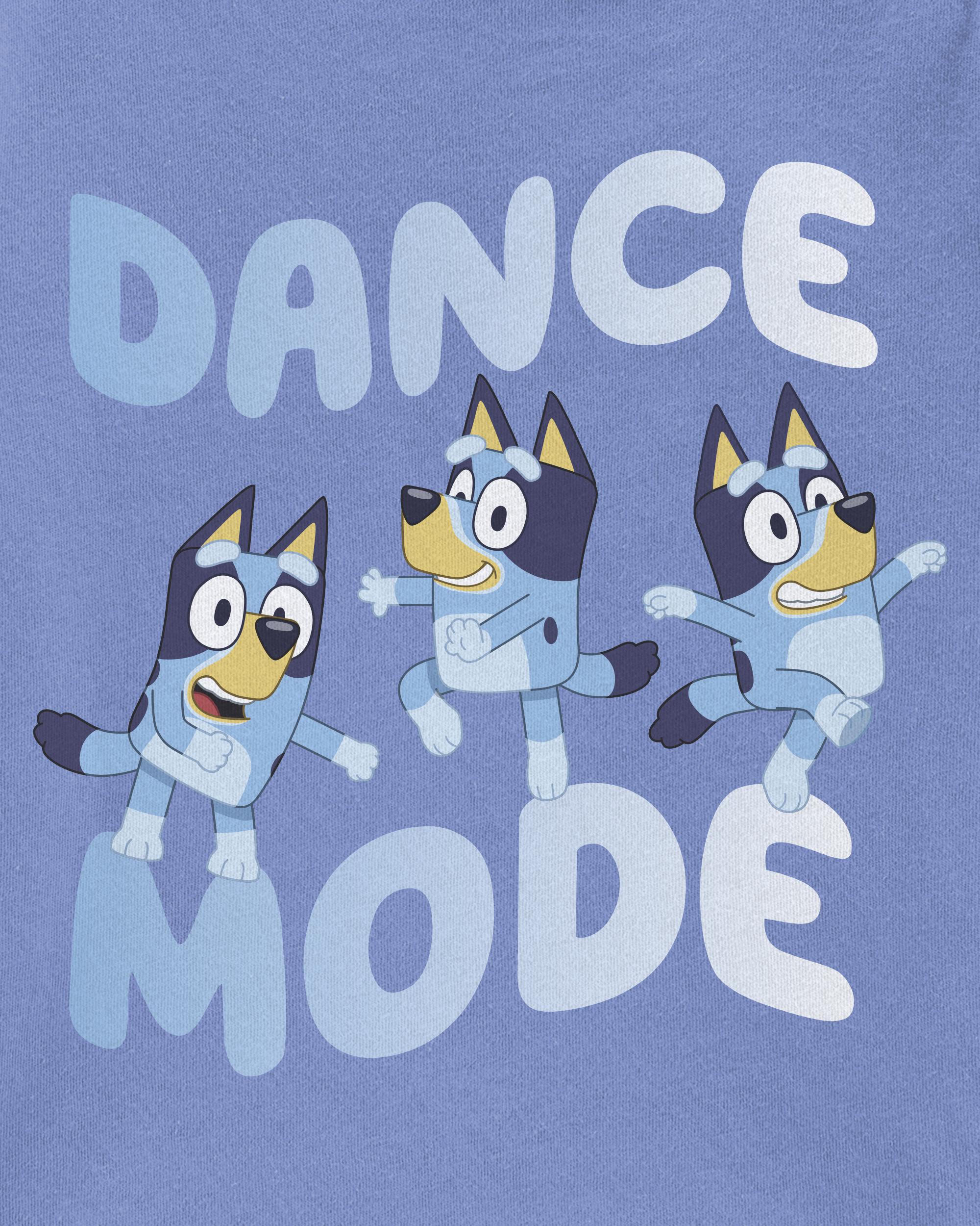 Blue Bluey Dance Mode Tee