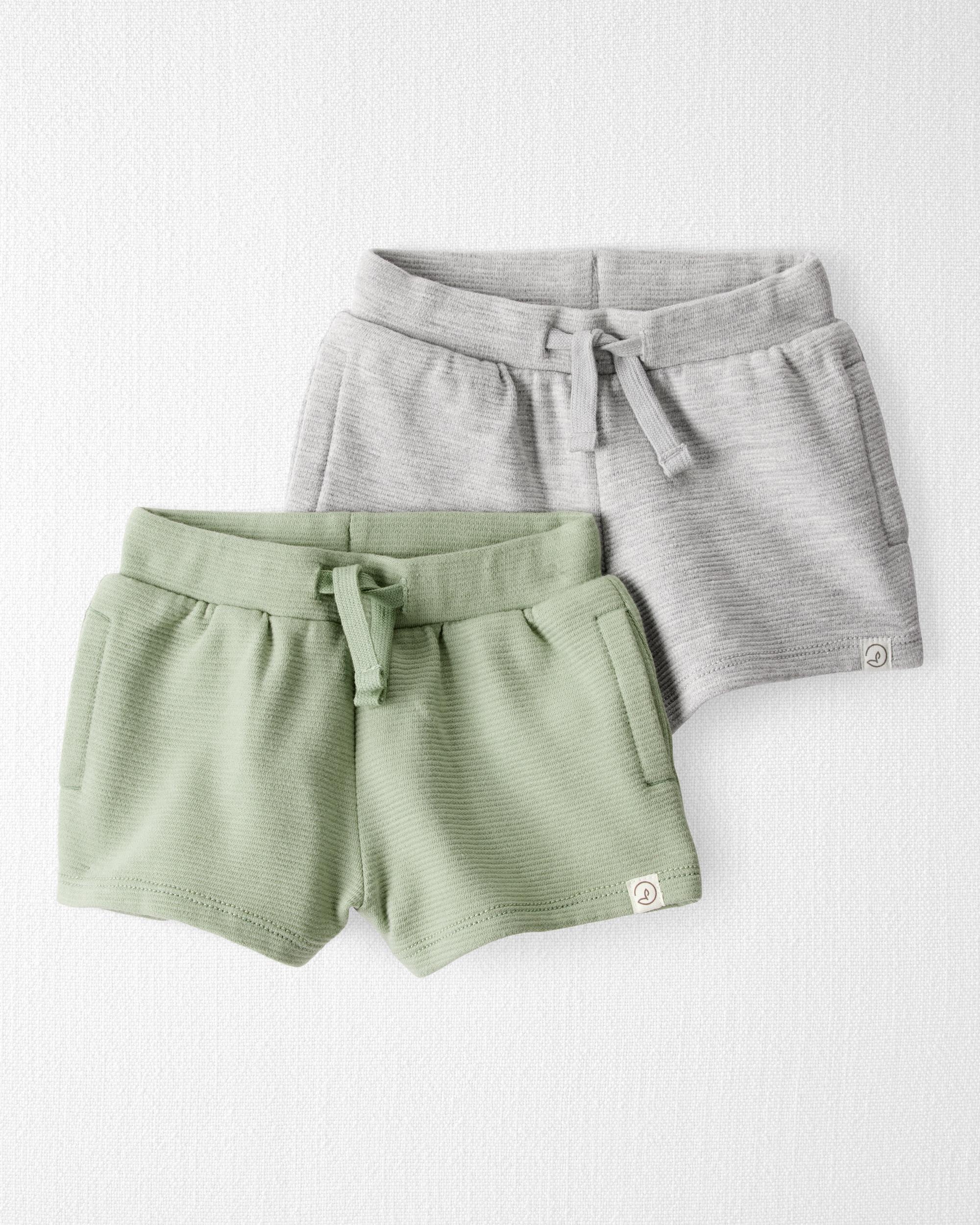 Baby 2-Pack Organic Cotton Shorts