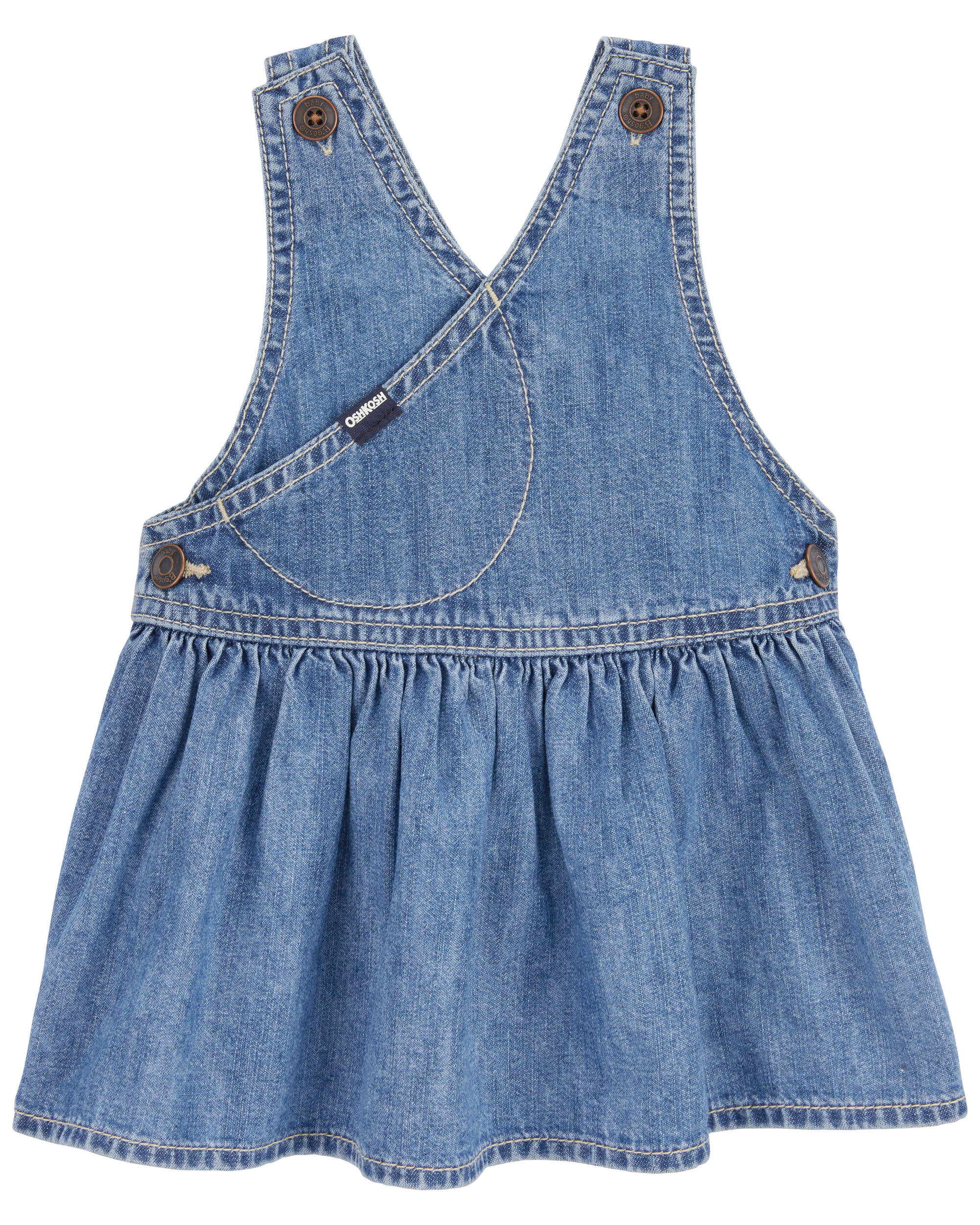 Baby denim shop jumper dress