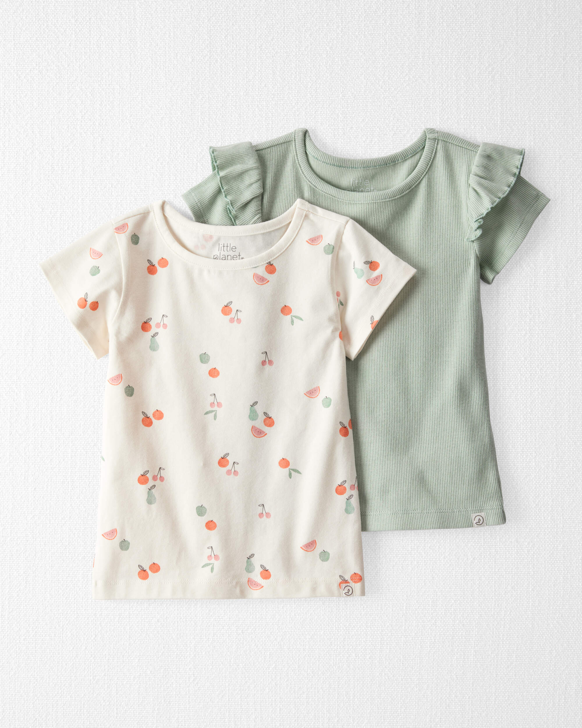 Toddler -Pack Organic Cotton Tees