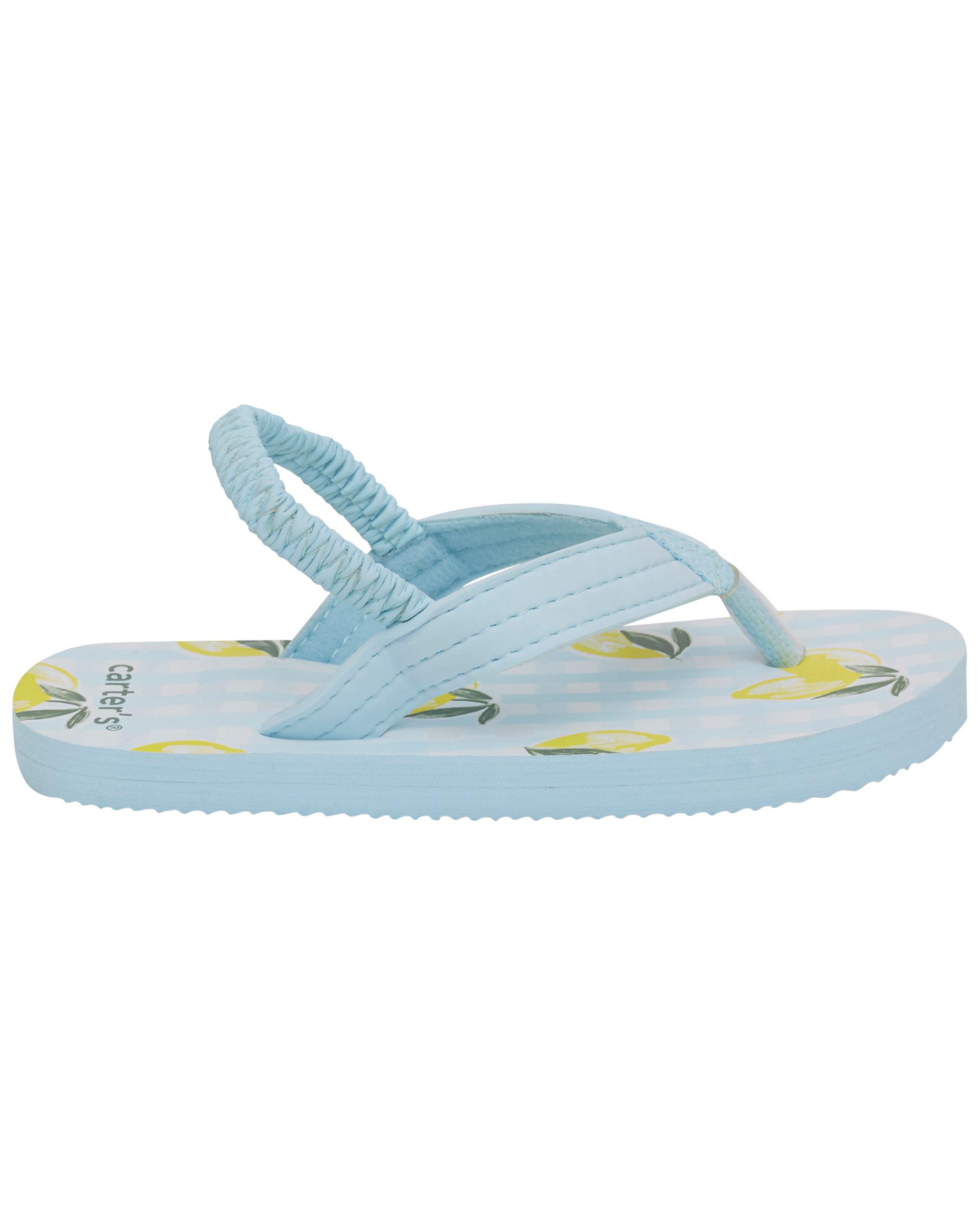 Lemon flip flops hot sale