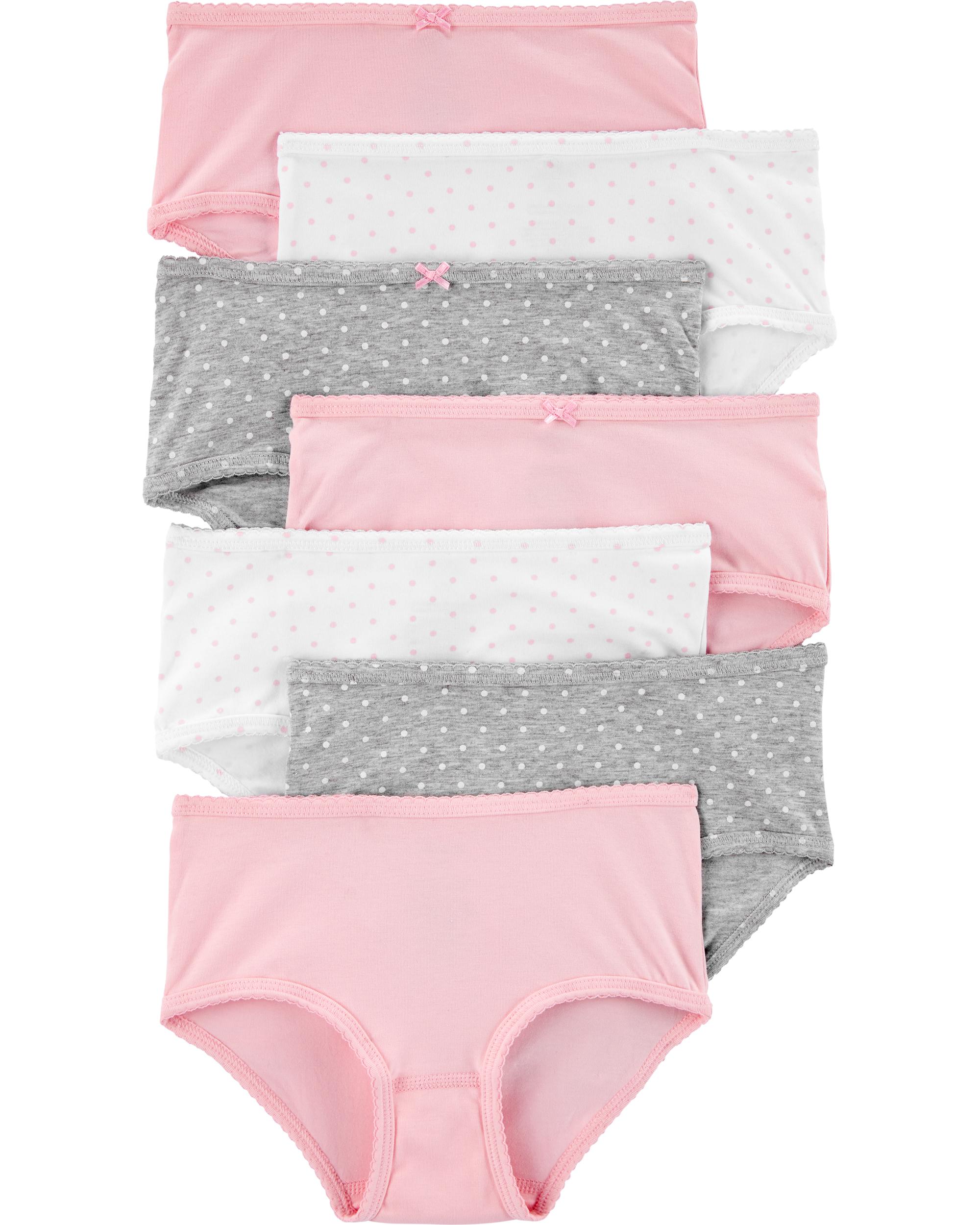 Kid 7-Pack Stretch Cotton Undies